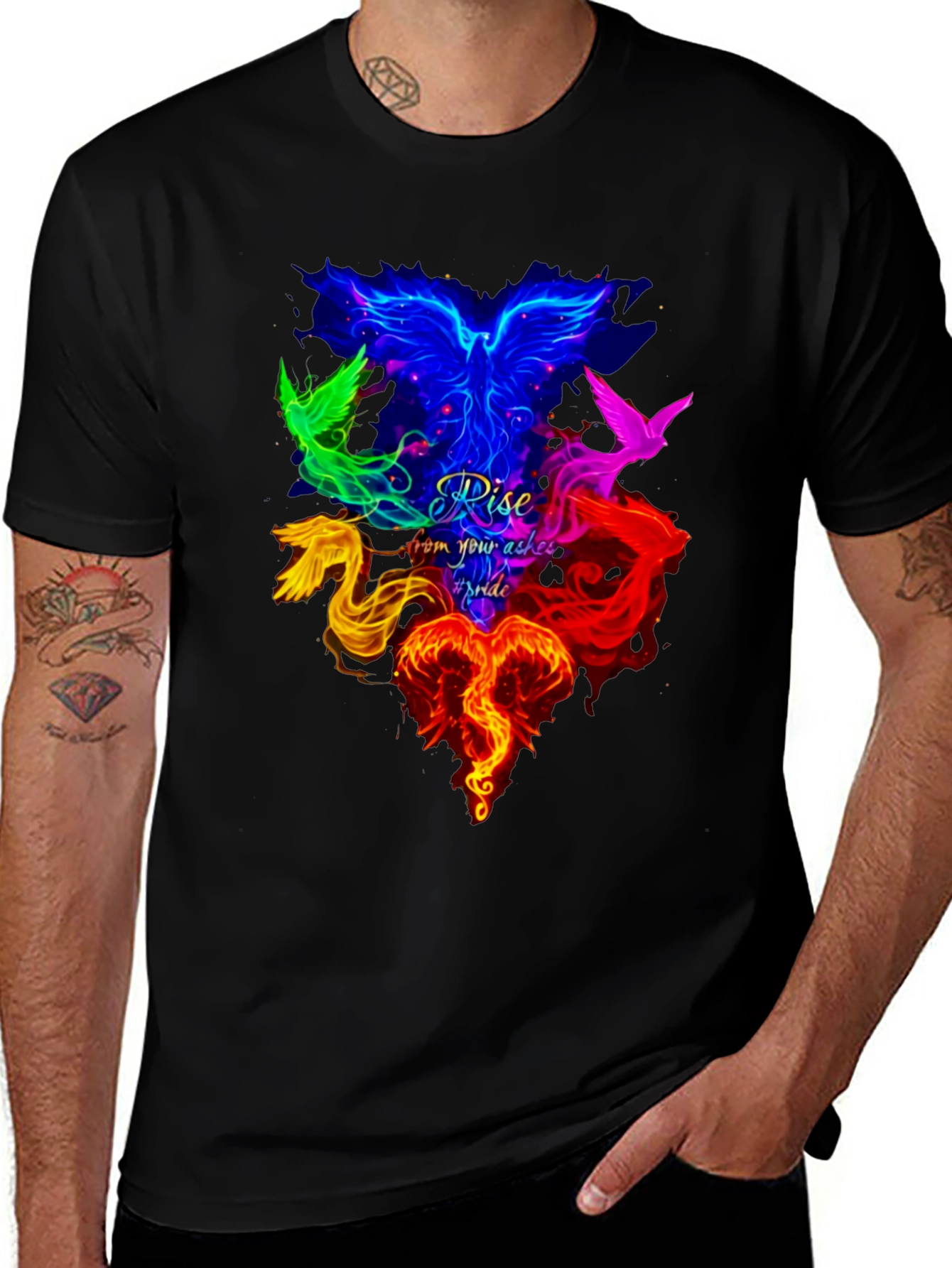 Rise From Ashes Phoenix Pride T-Shirt