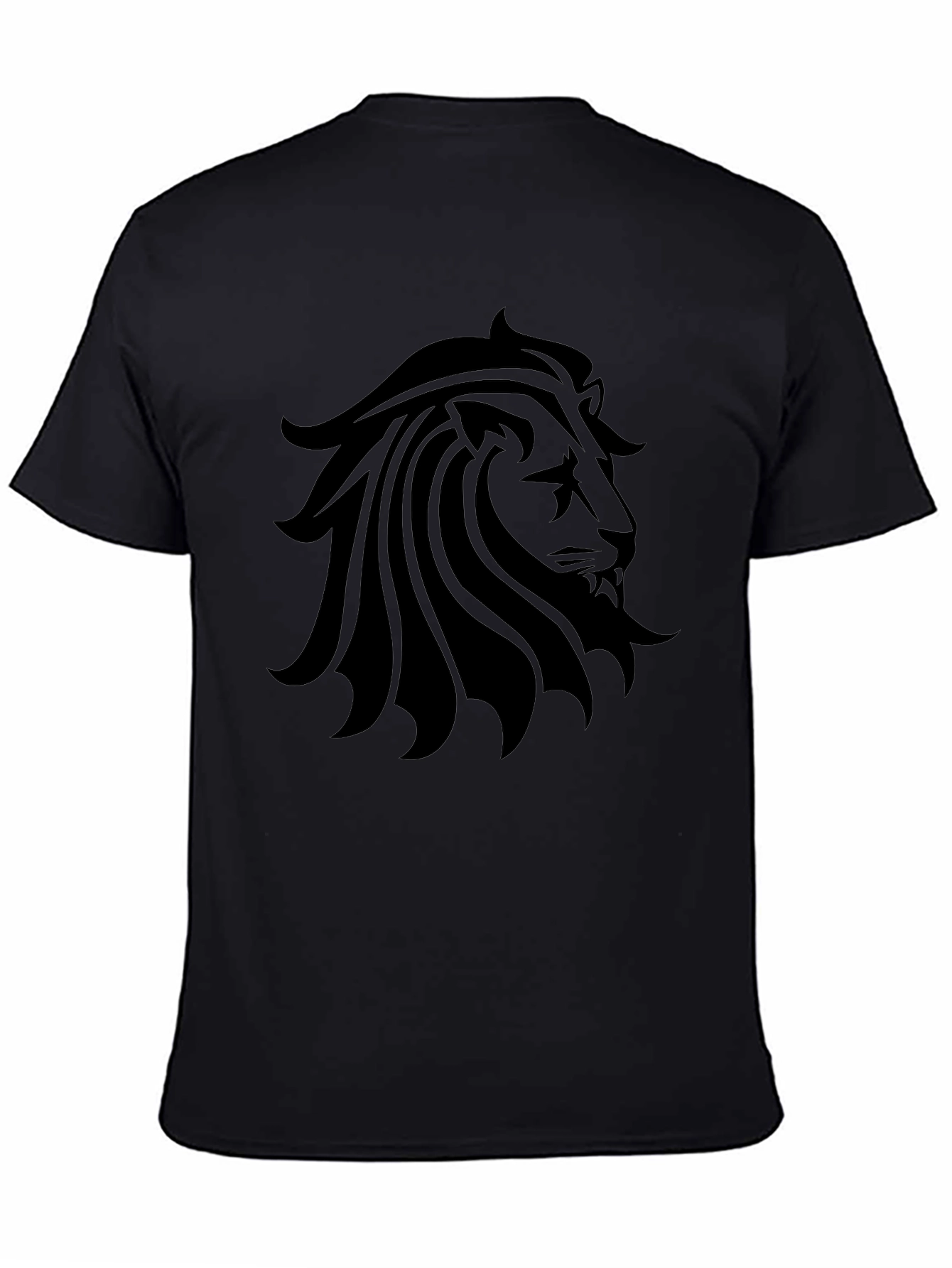 Lion Graphic Print T-Shirt - Stylish Menswear