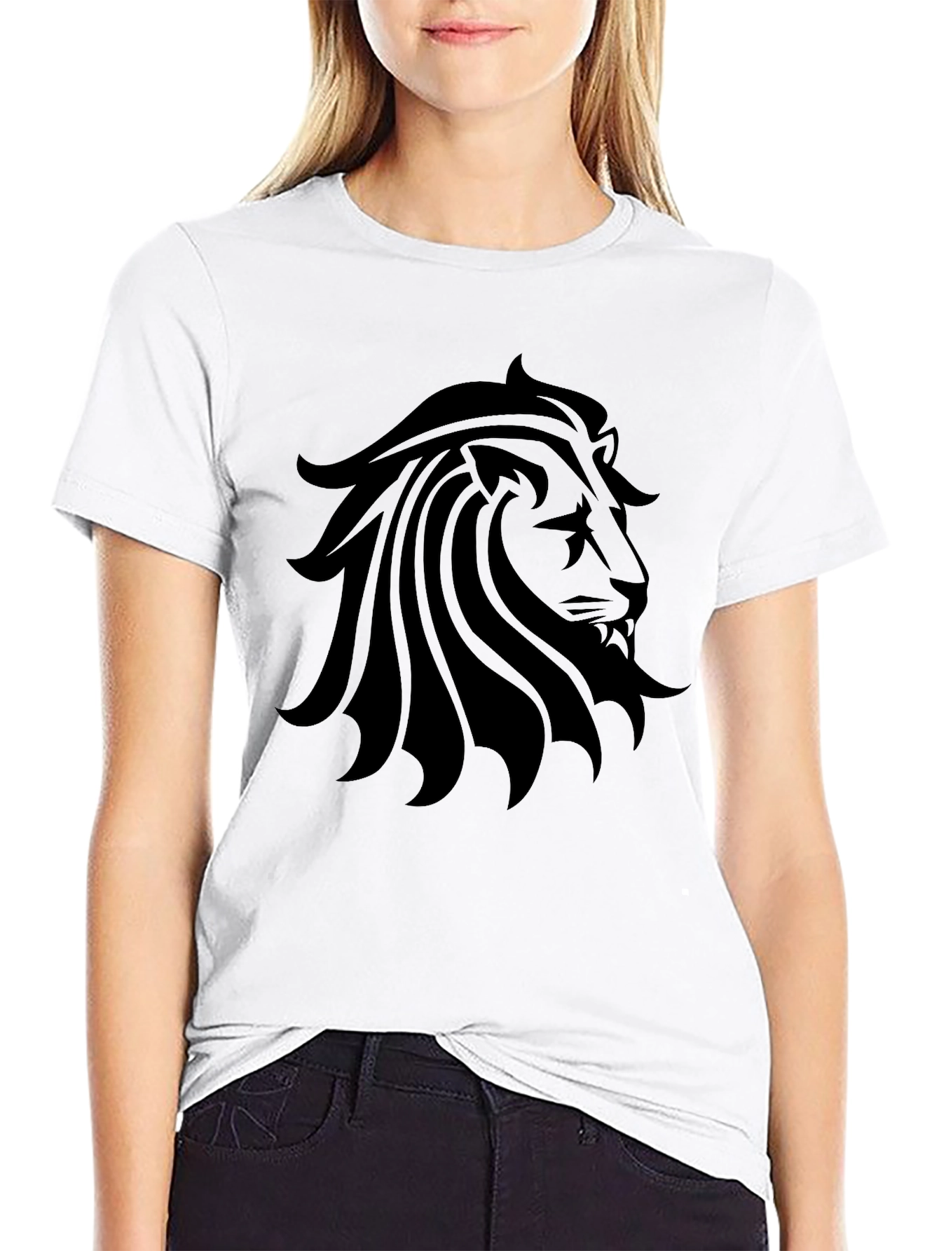 Lion Graphic Print T-Shirt - Stylish Menswear