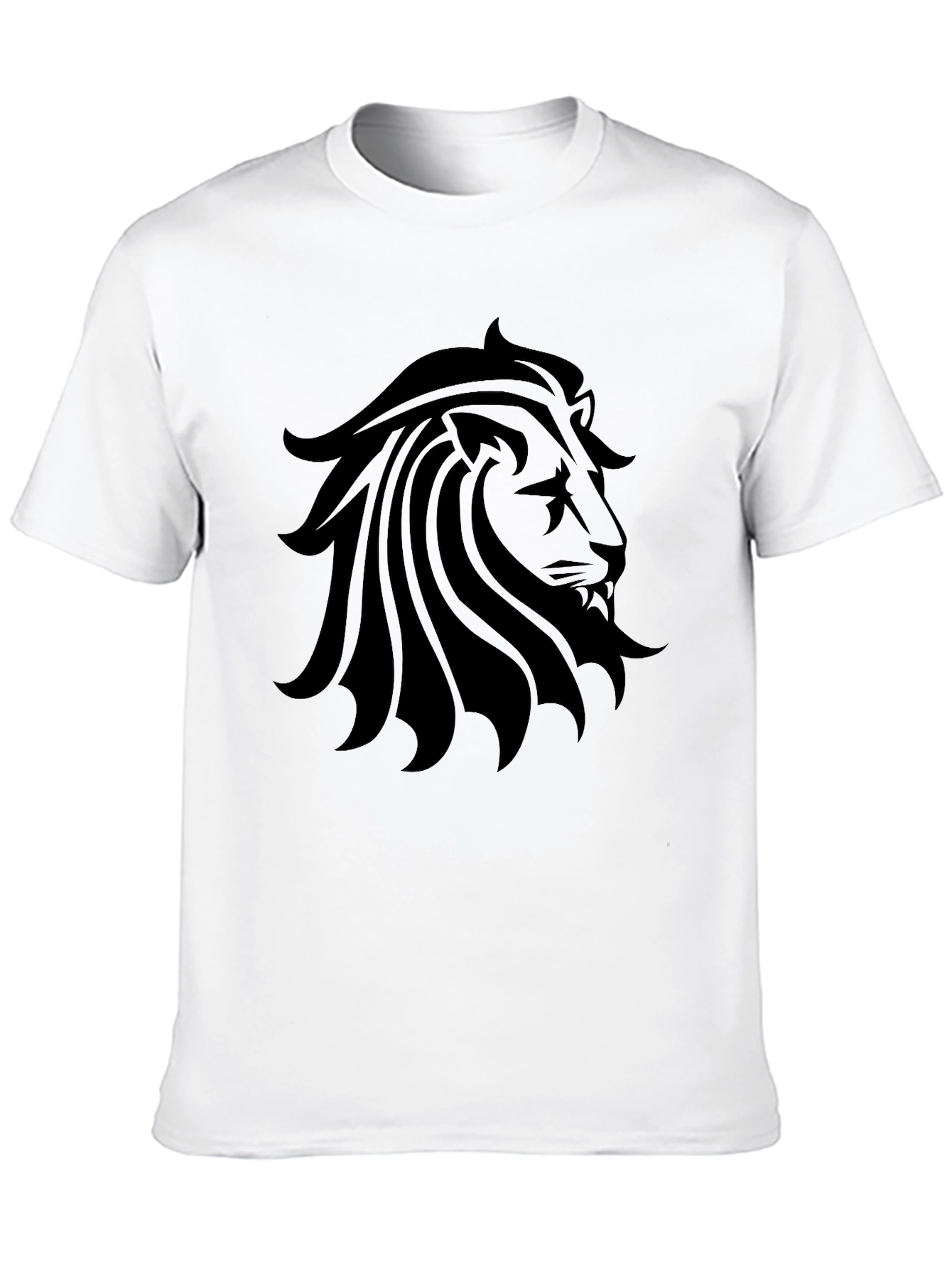Lion Graphic Print T-Shirt - Stylish Menswear