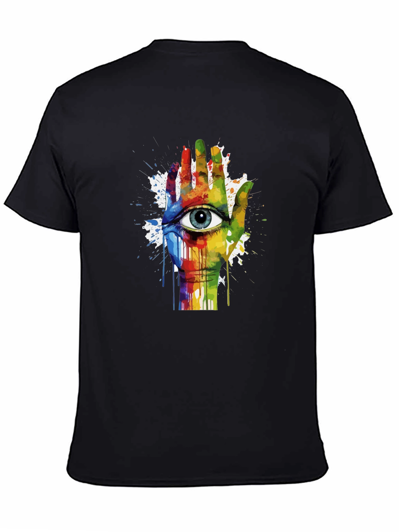 Eye Hand Rainbow Graphic Tee