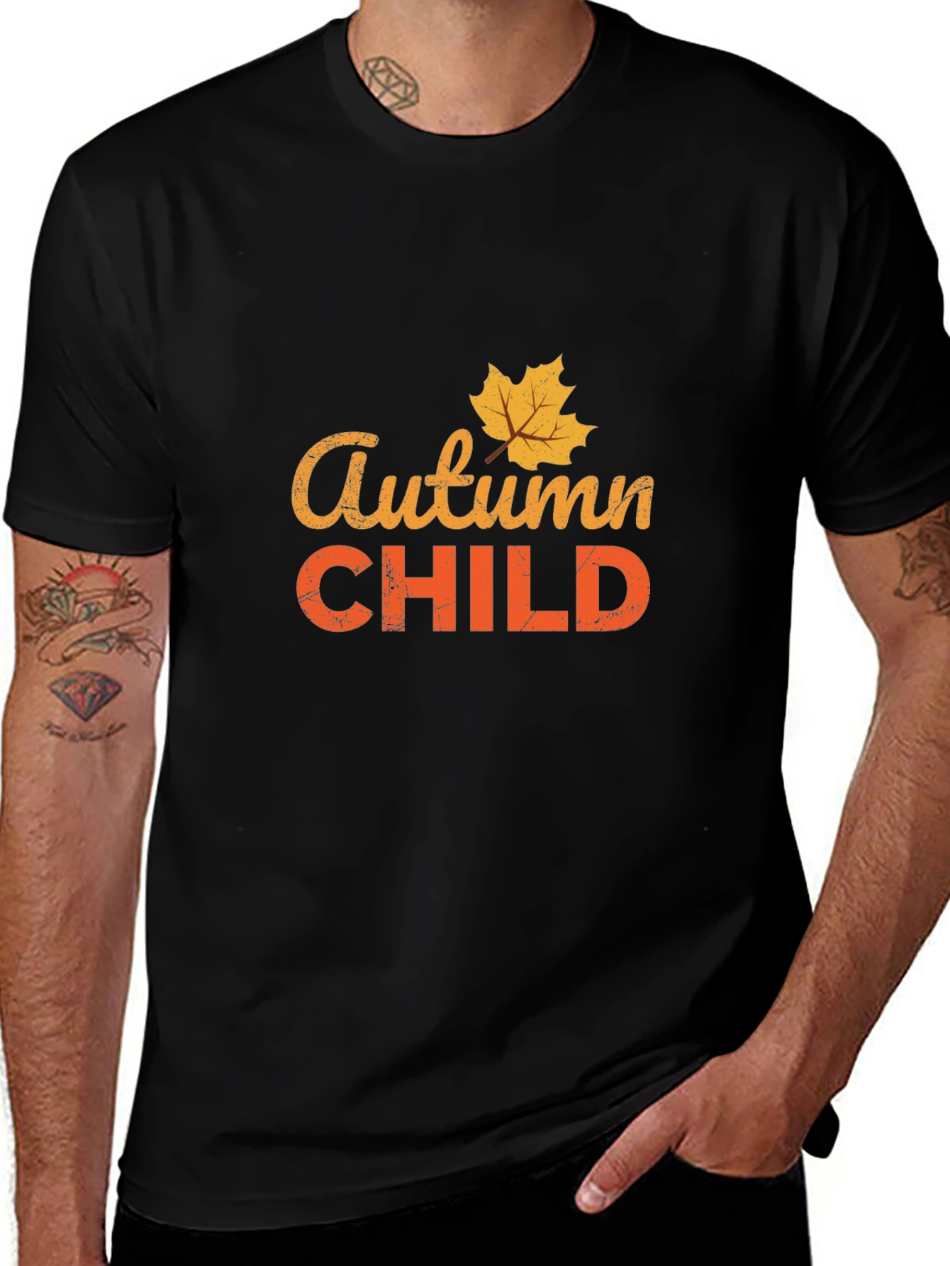 Autumn Child Black T-Shirt
