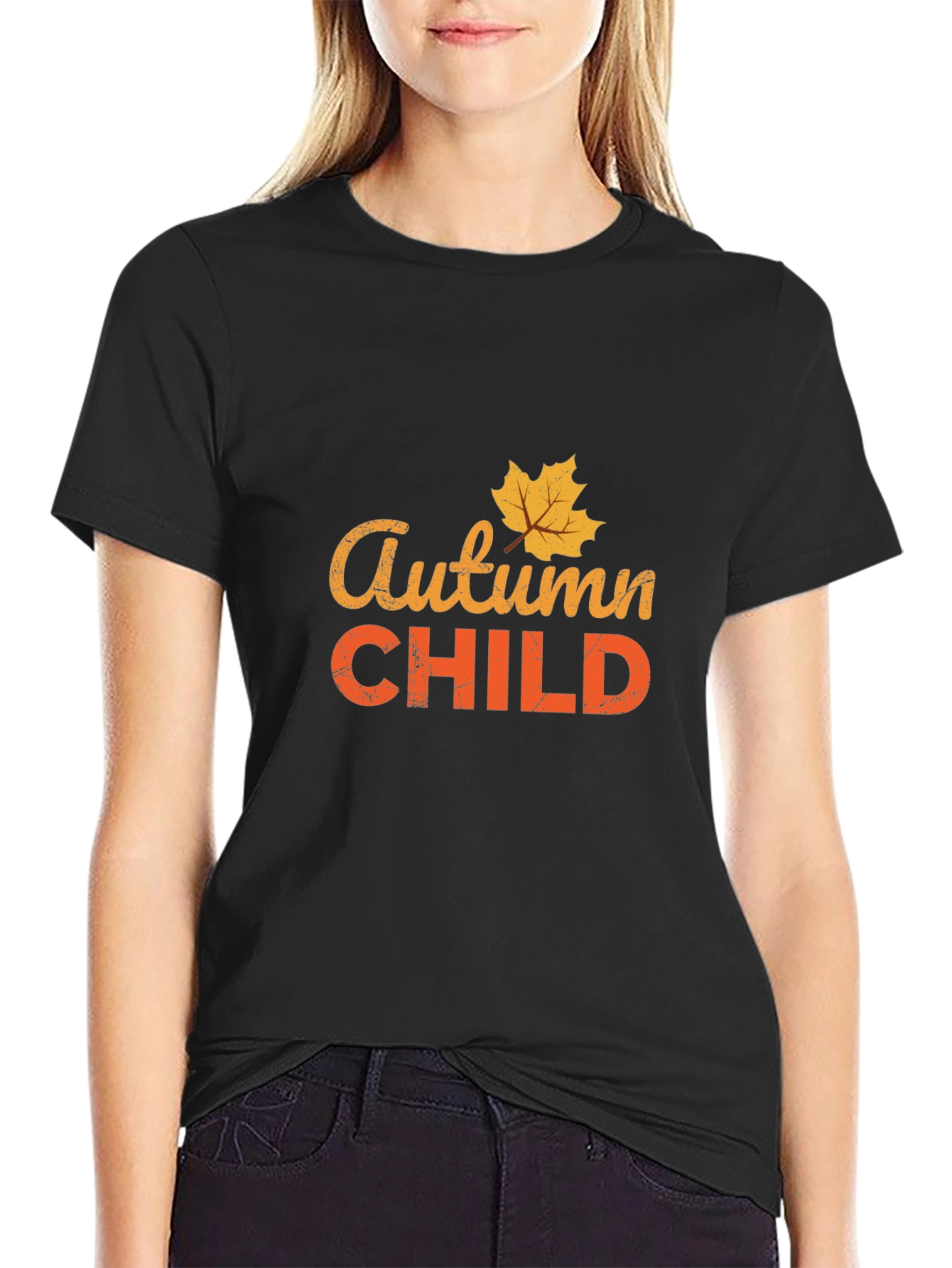 Autumn Child Black T-Shirt