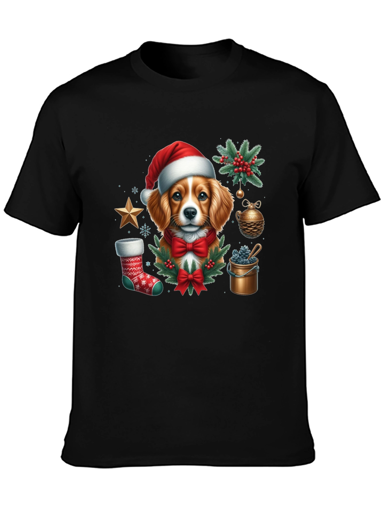 Christmas Dog Graphic Tee
