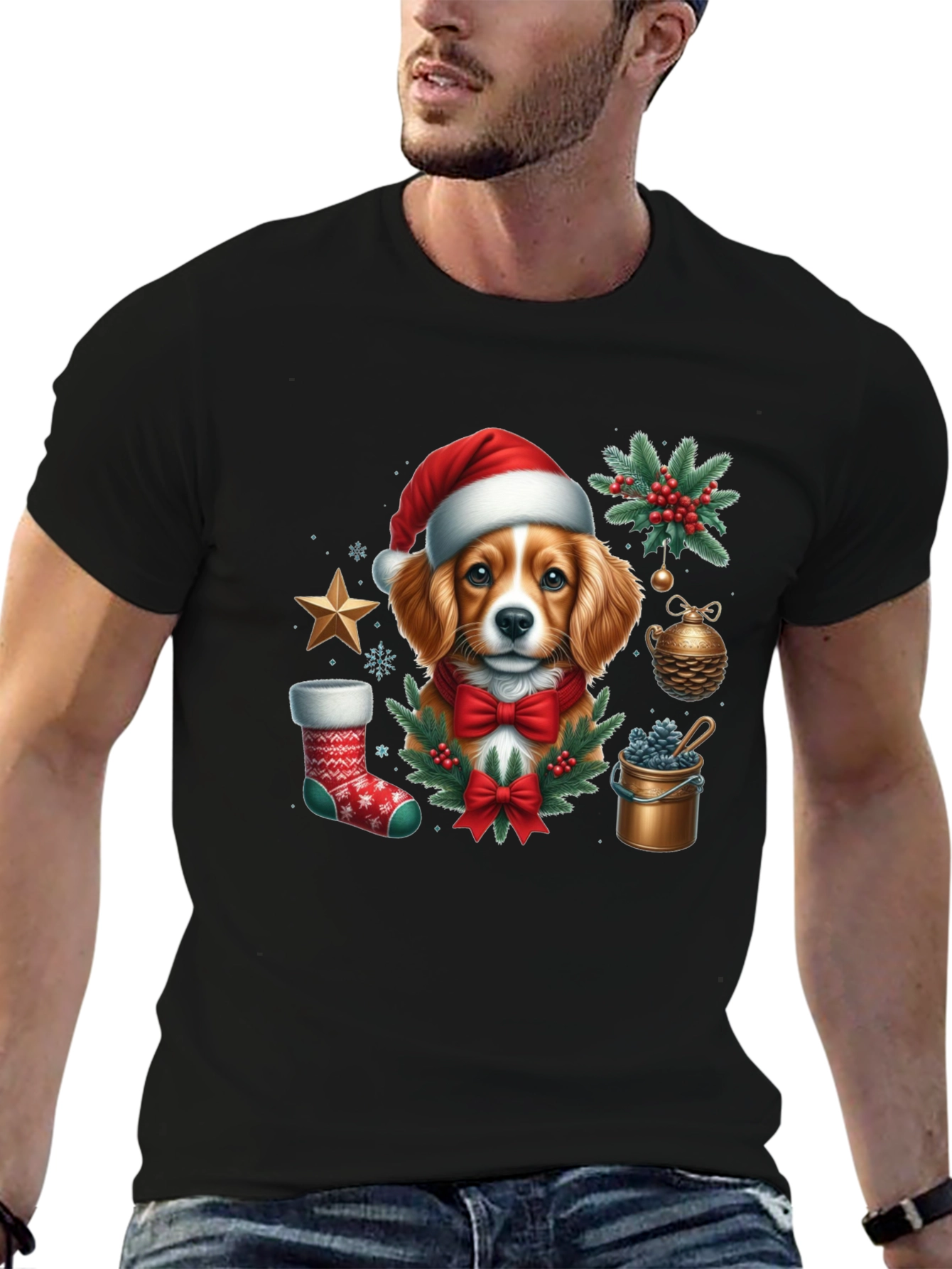 Christmas Dog Graphic Tee