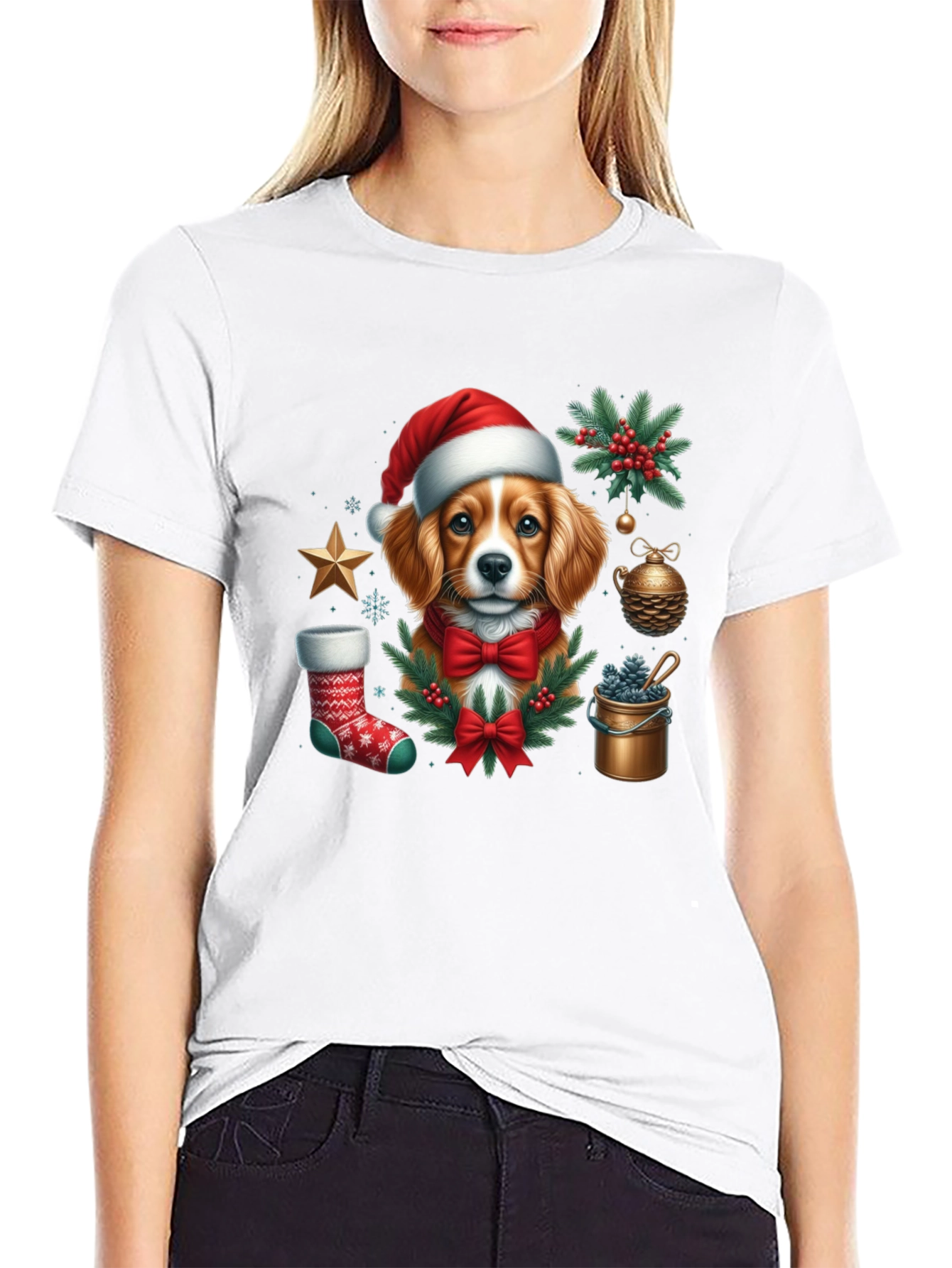 Christmas Dog Graphic Tee
