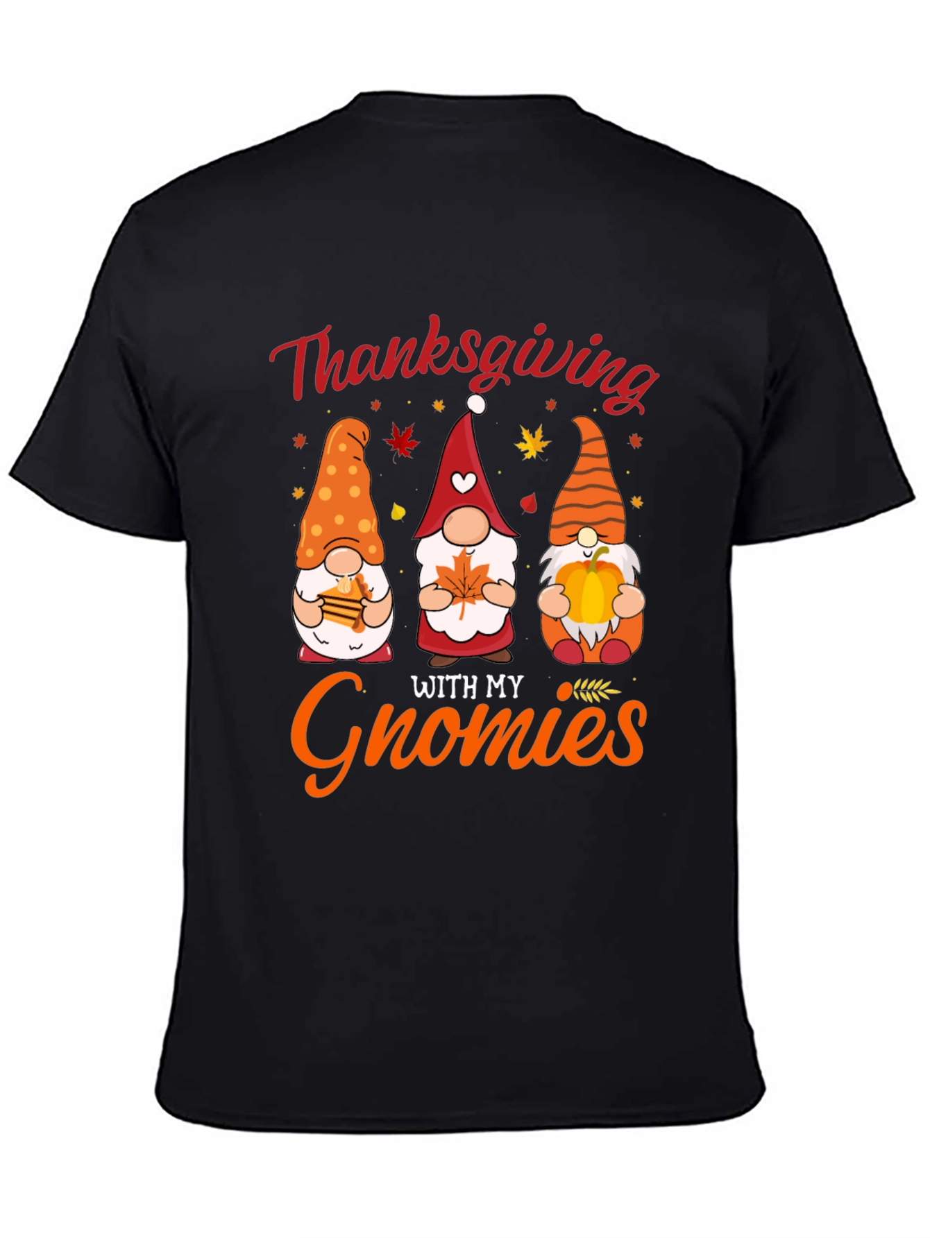 Thanksgiving Gnomies T-Shirt Holiday Fun