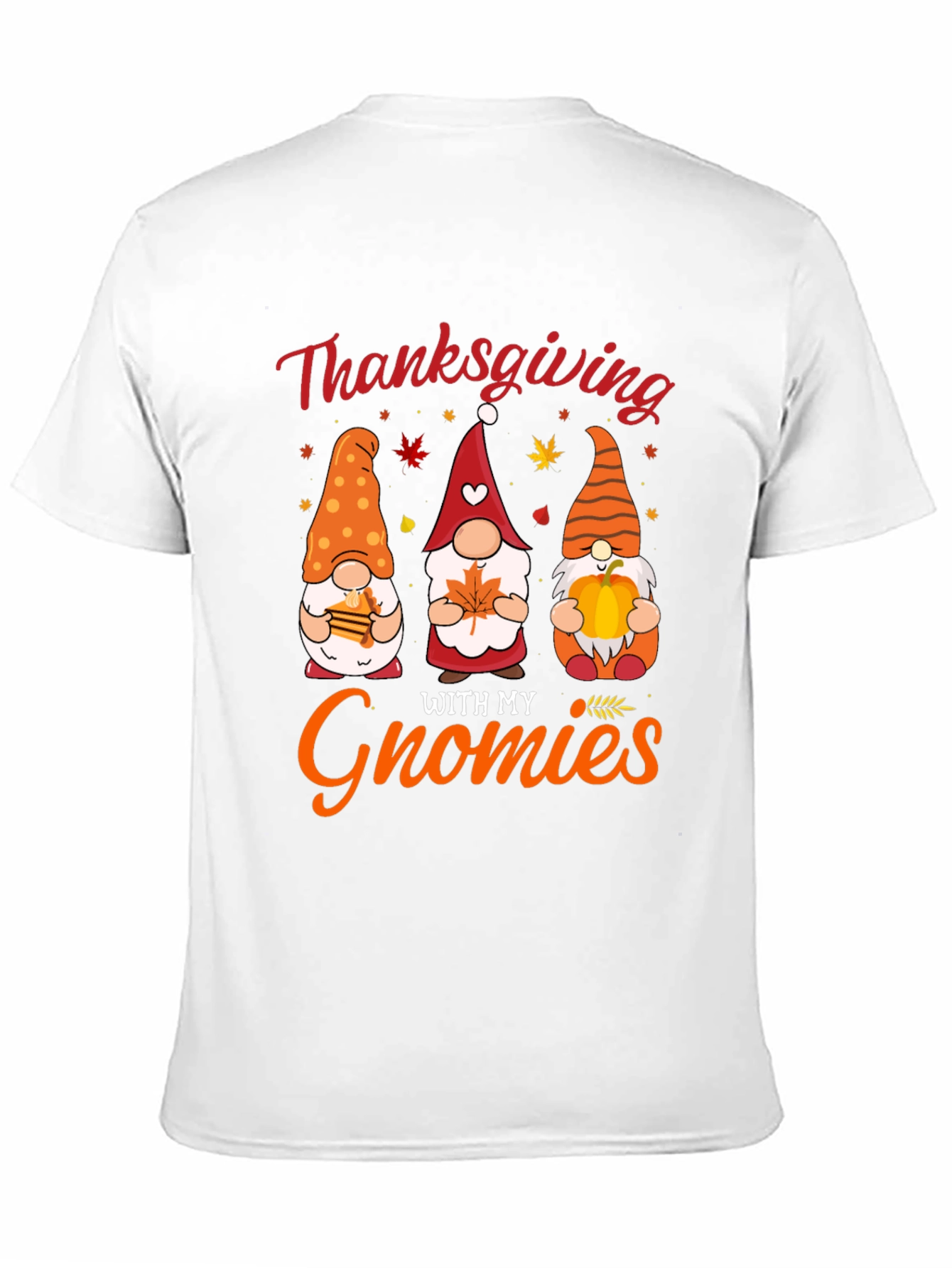 Thanksgiving Gnomies T-Shirt Holiday Fun