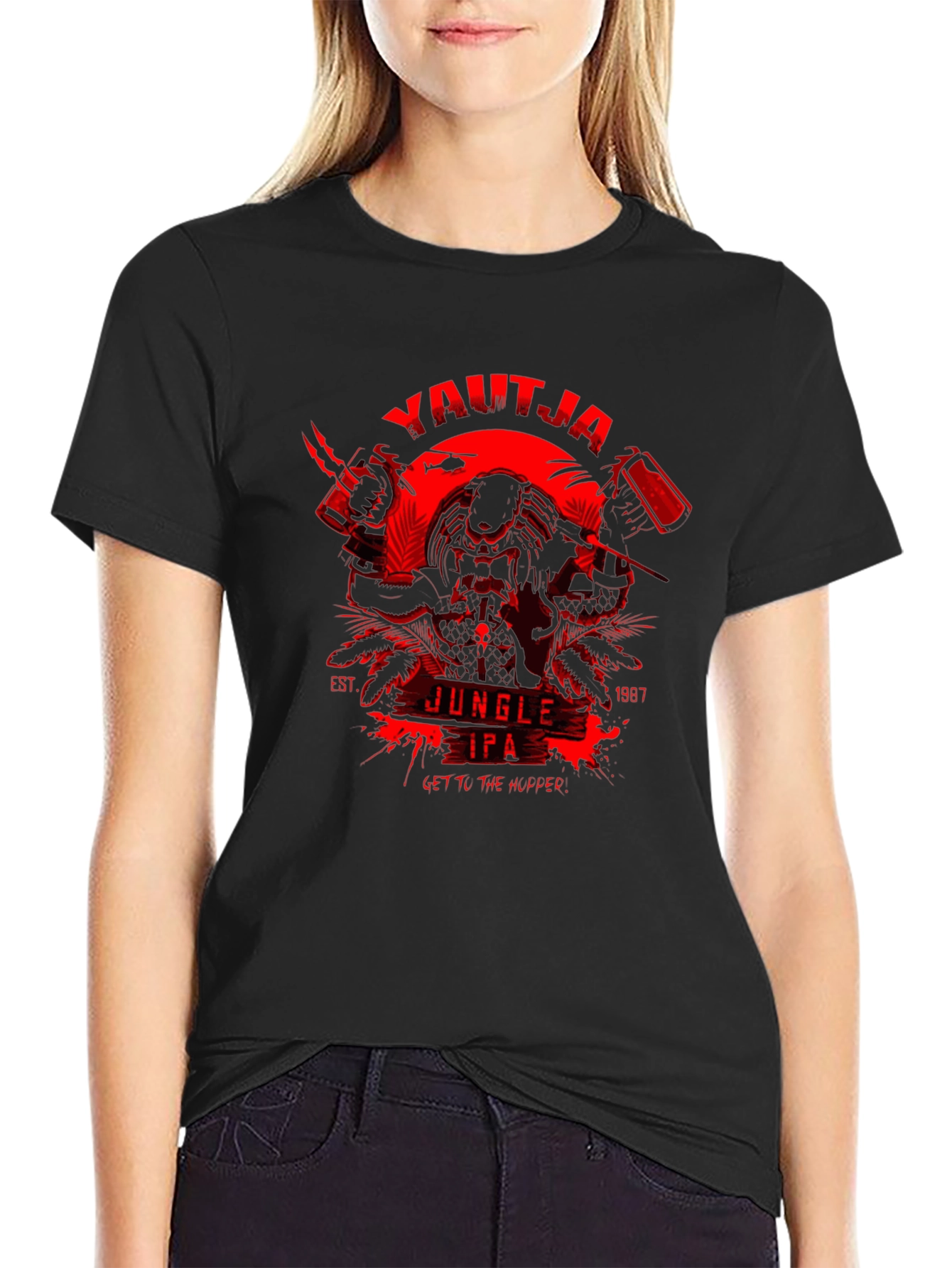 Yautja Jungle IPA Black T-Shirt