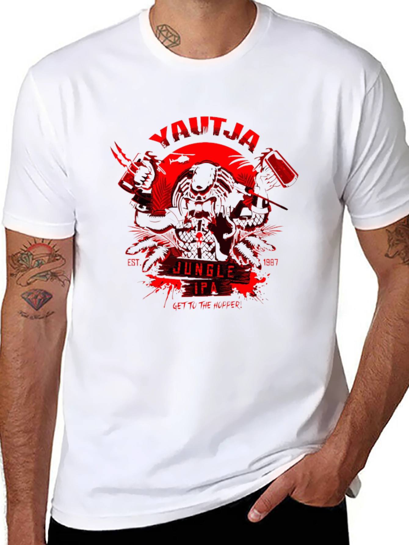 Yautja Jungle IPA Black T-Shirt