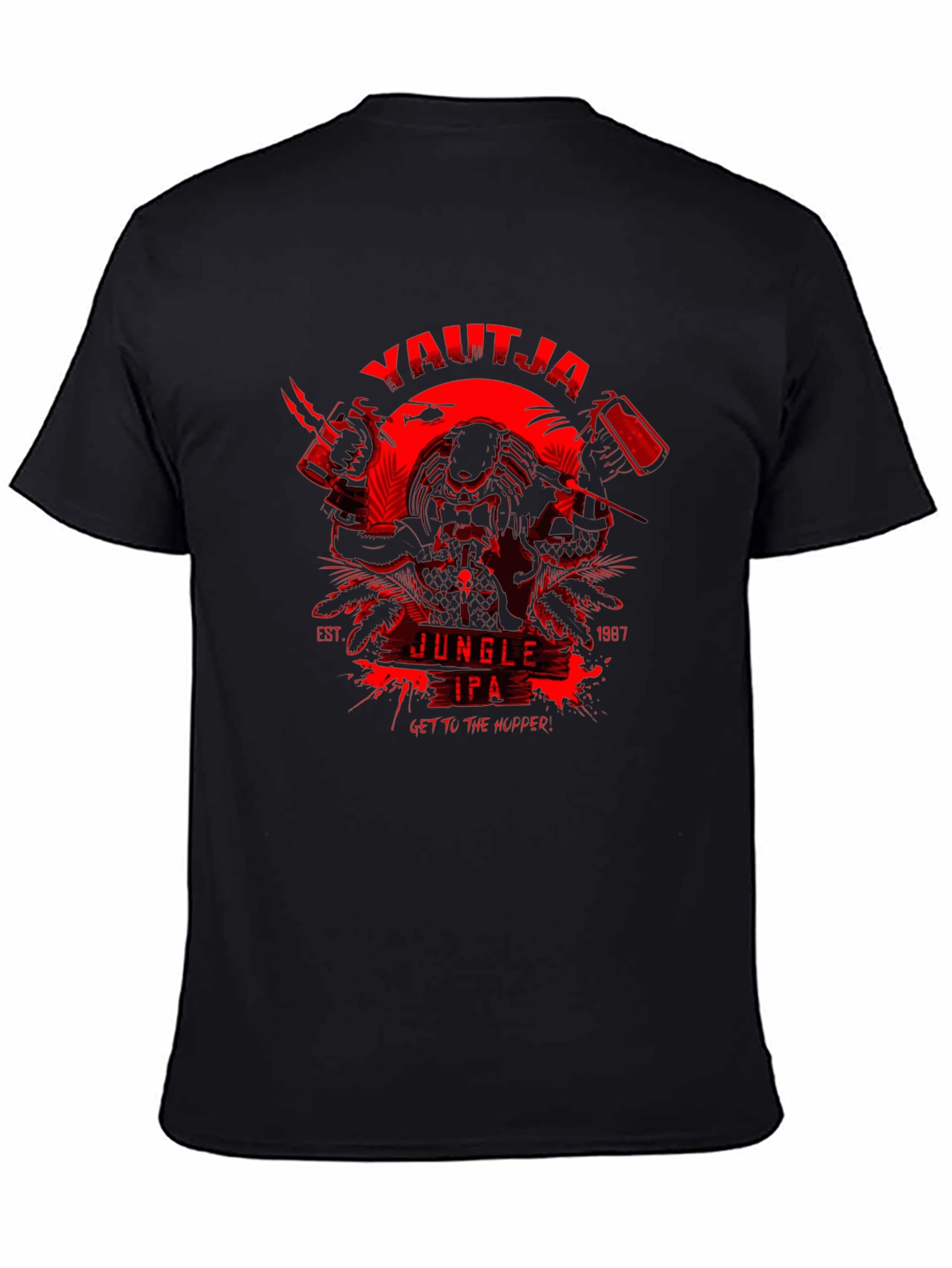 Yautja Jungle IPA Black T-Shirt