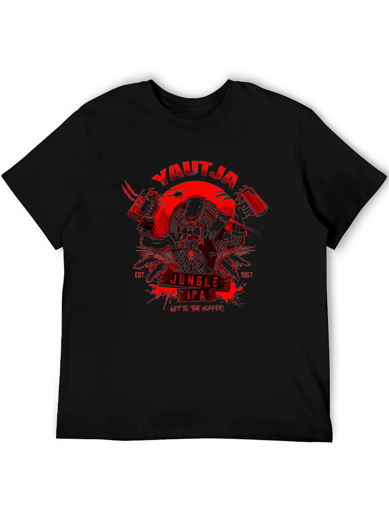 Yautja Jungle IPA Black T-Shirt