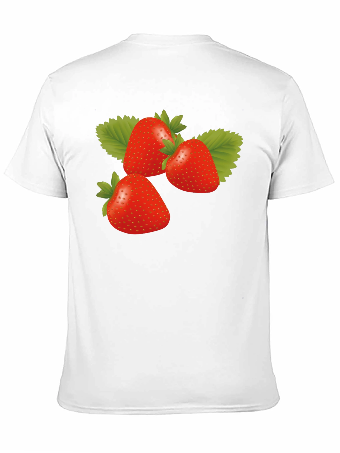 Strawberry Graphic Black T-Shirt - Trendy Casual Wear