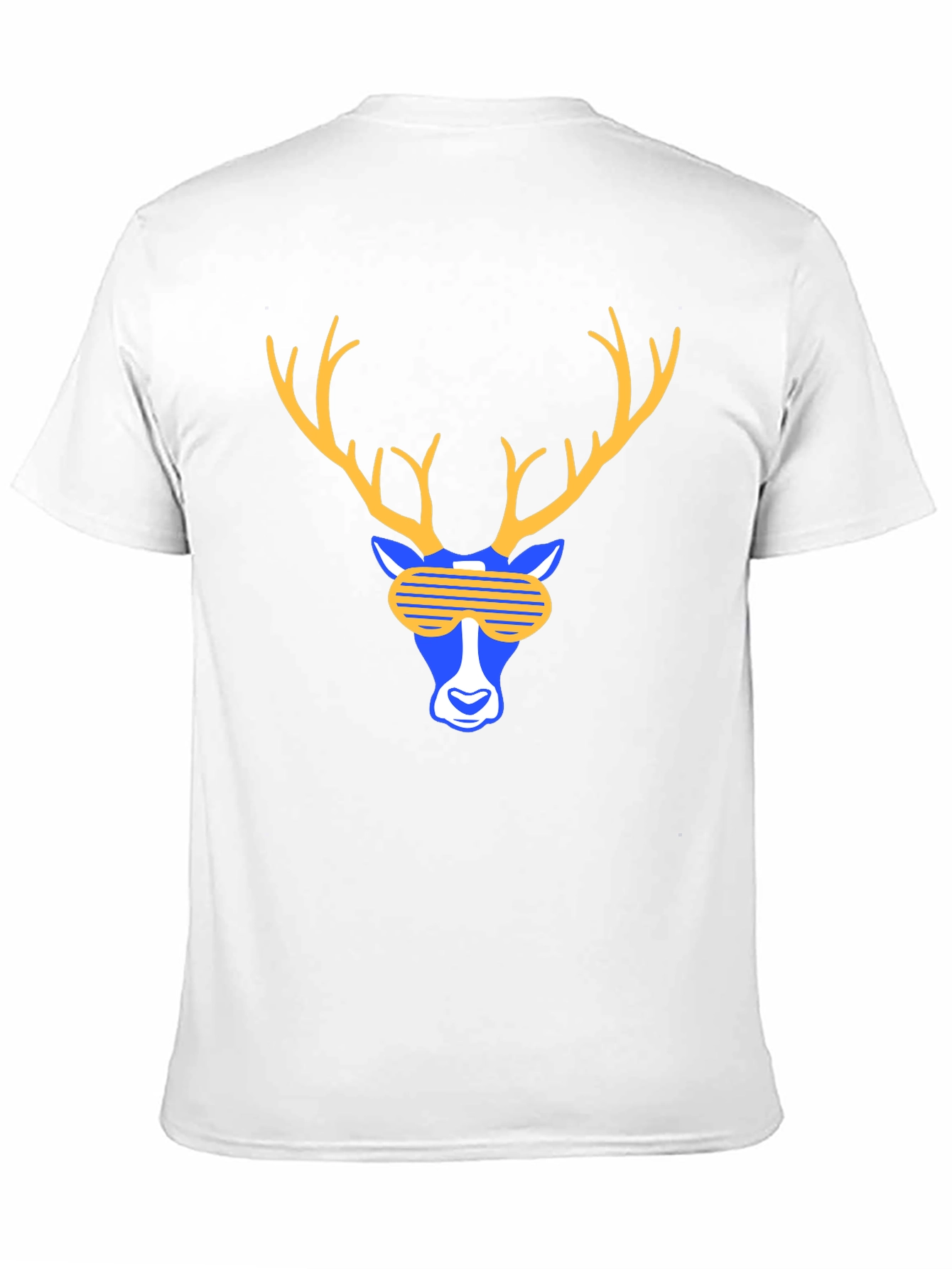 Cool Deer Graphic Tee - Black T-Shirt