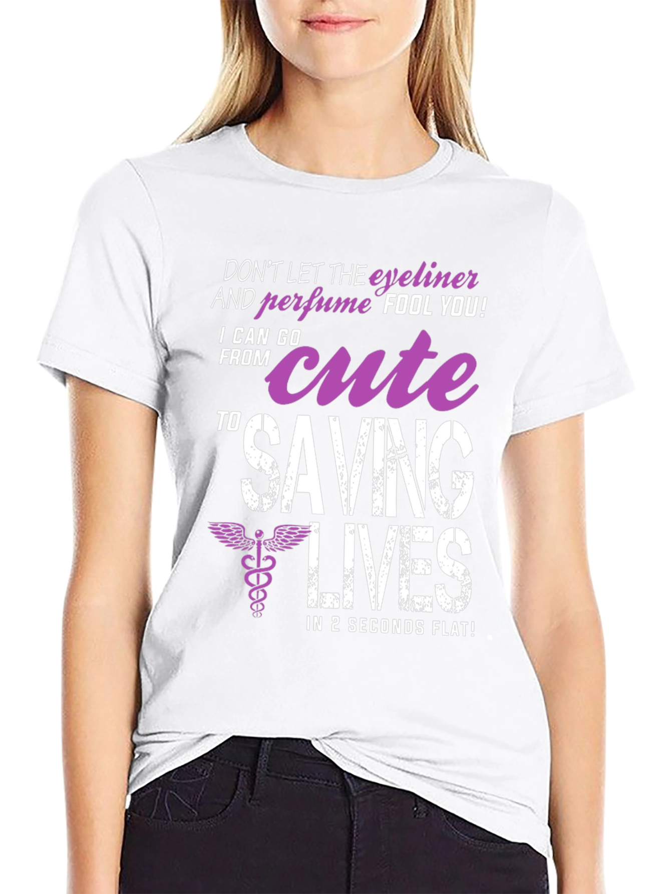 Cute to Saving Lives Graphic T-Shirt