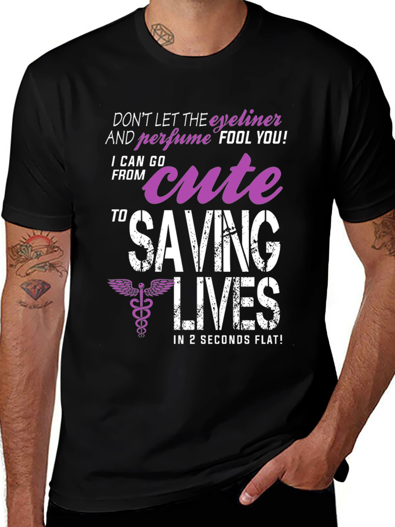 Cute to Saving Lives Graphic T-Shirt