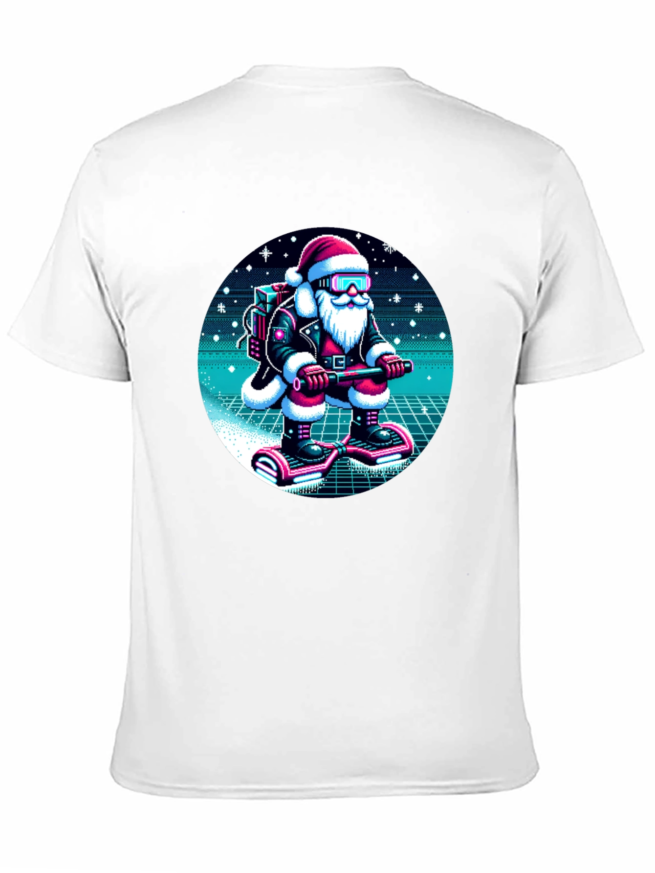 Retro Santa T-Shirt - Holiday Style