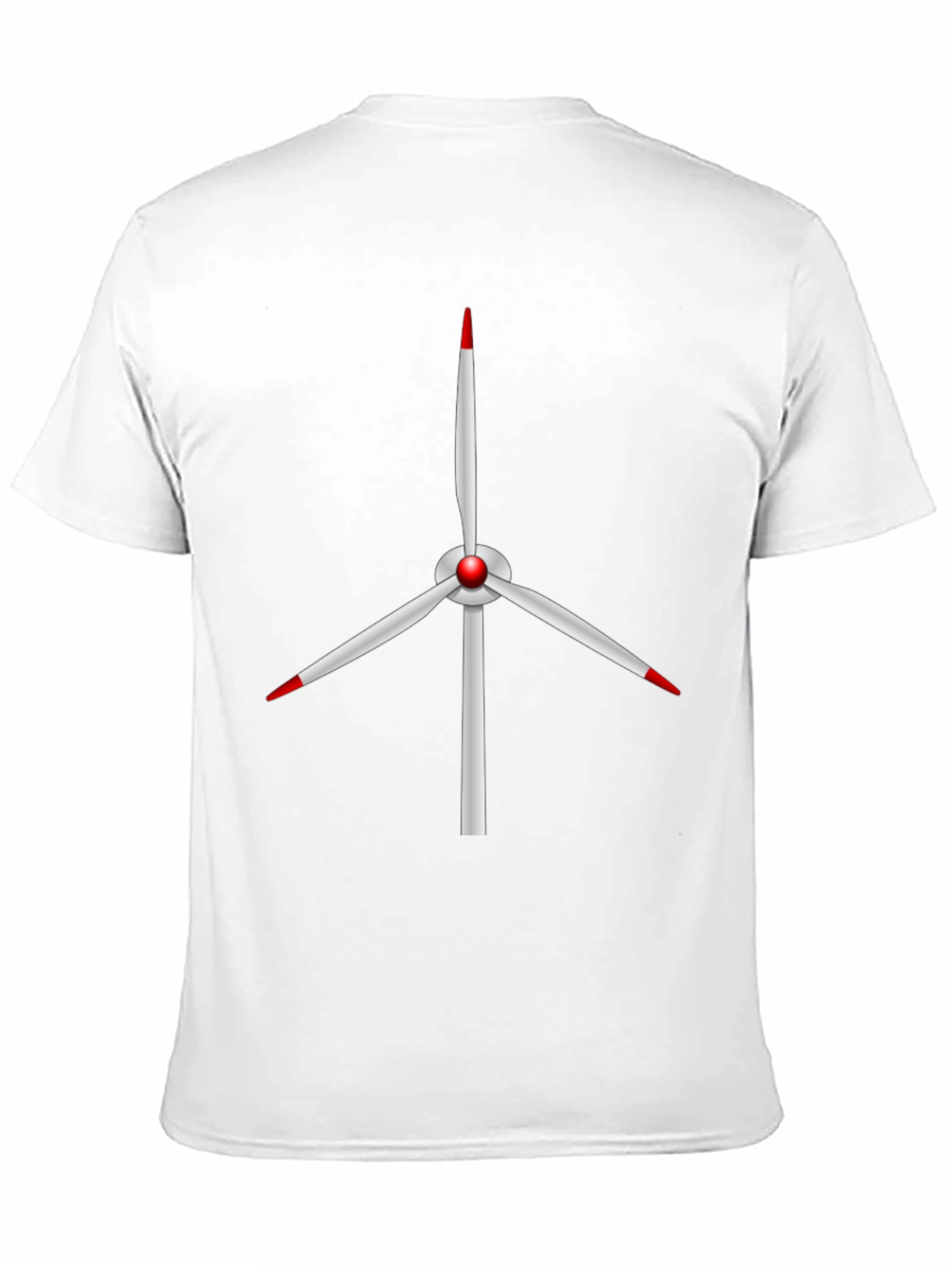Wind Turbine Graphic Tee - Sustainable Energy Shirt