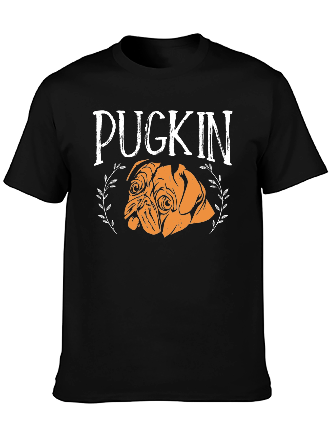 Pugkin T-Shirt - Adorable Pug Pumpkin Design