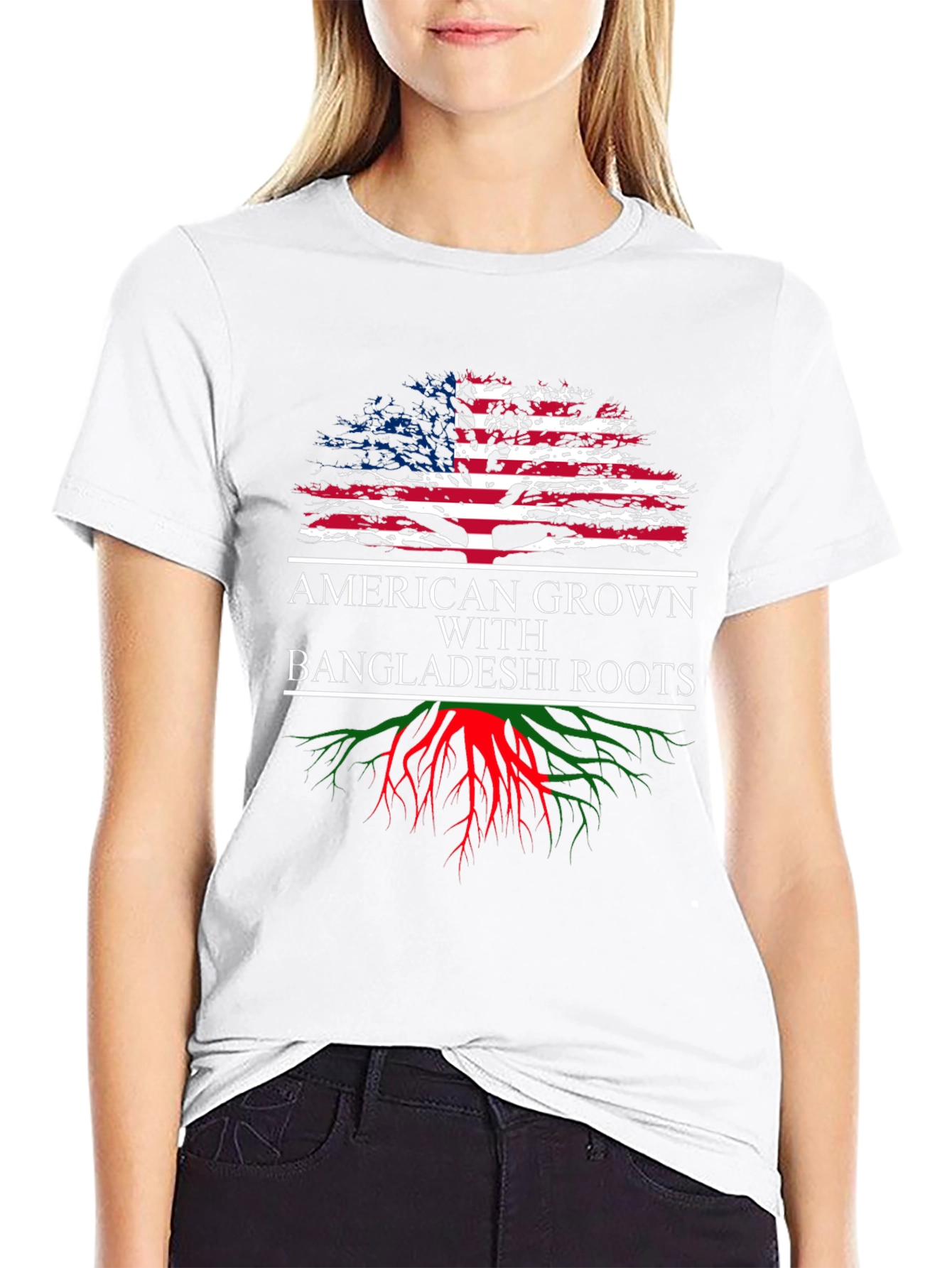 American Grown with Bangladeshi Roots T-Shirt