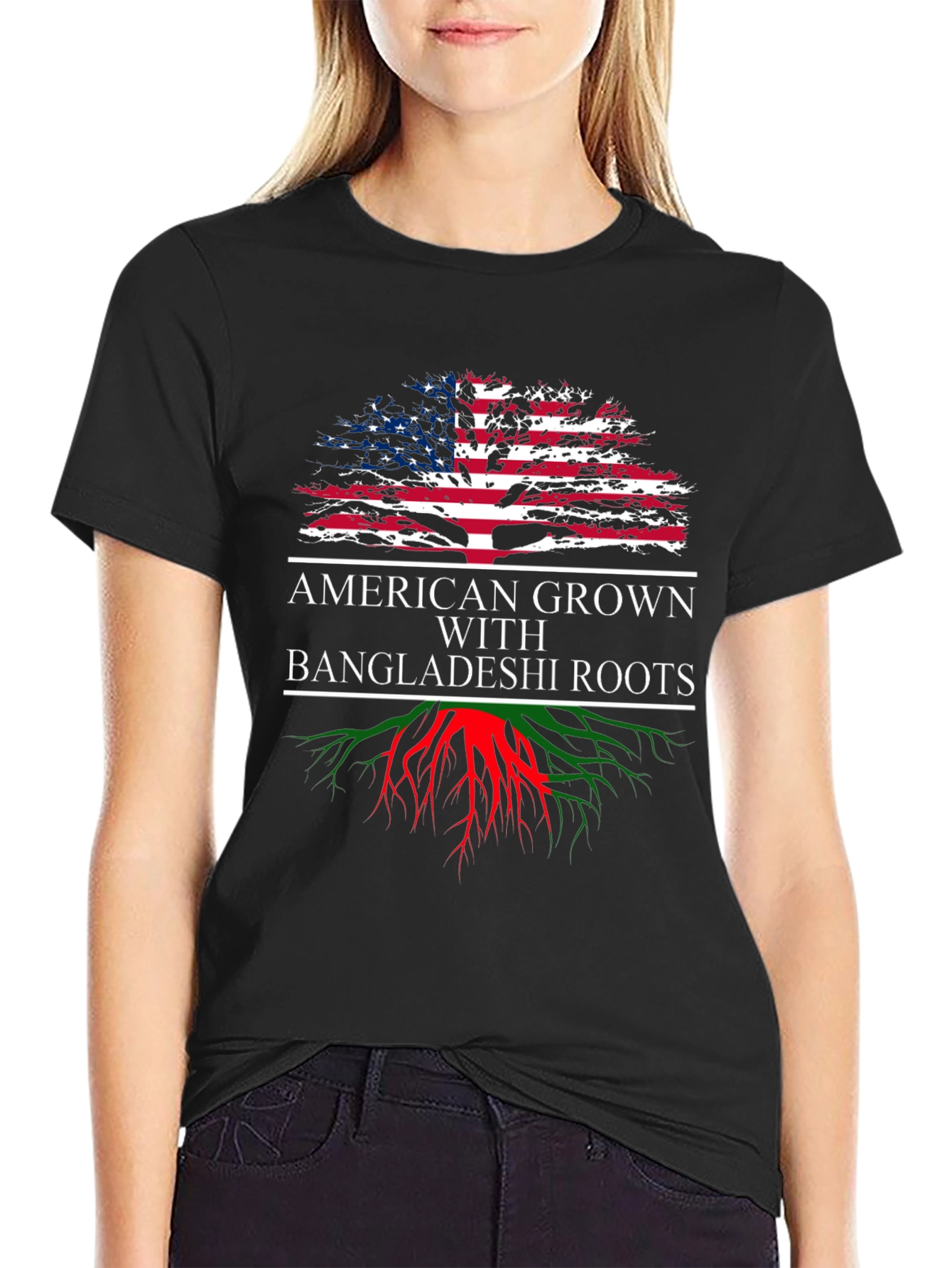 American Grown with Bangladeshi Roots T-Shirt