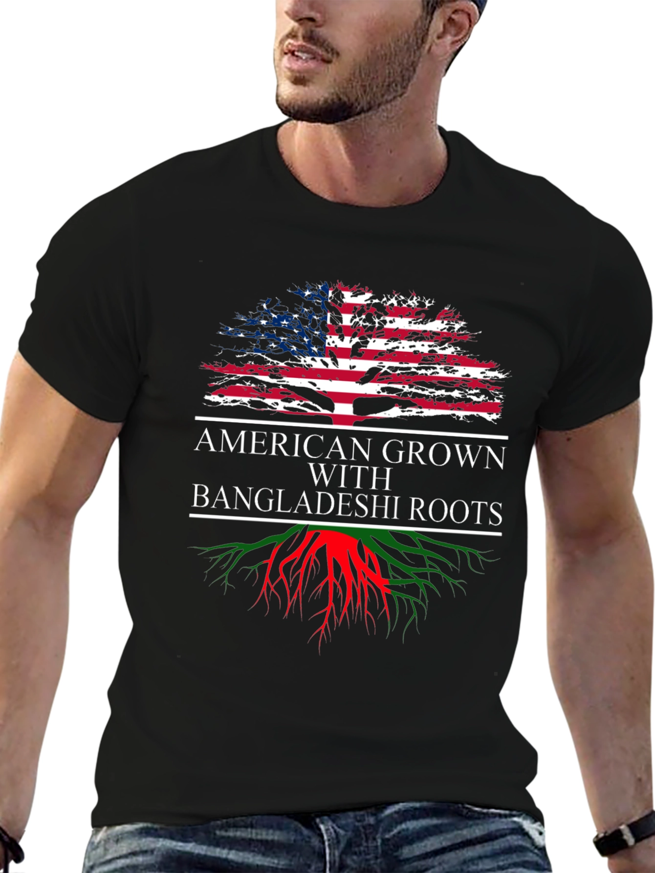 American Grown with Bangladeshi Roots T-Shirt