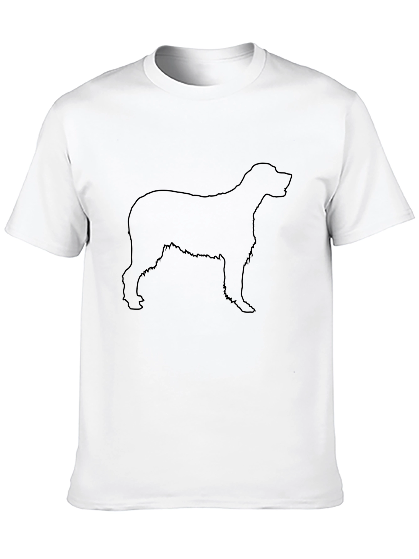 Dog Silhouette Black T-Shirt