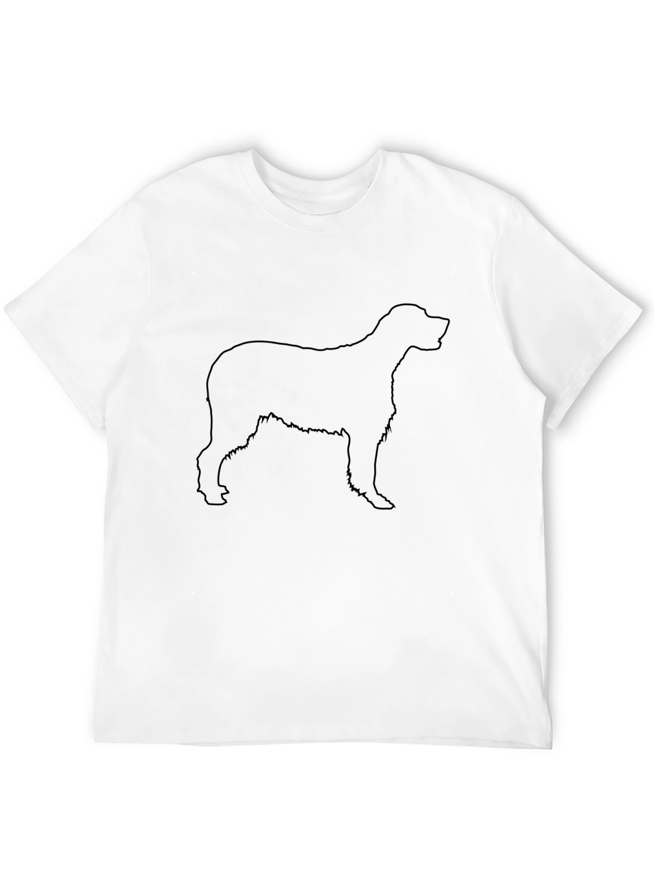 Dog Silhouette Black T-Shirt