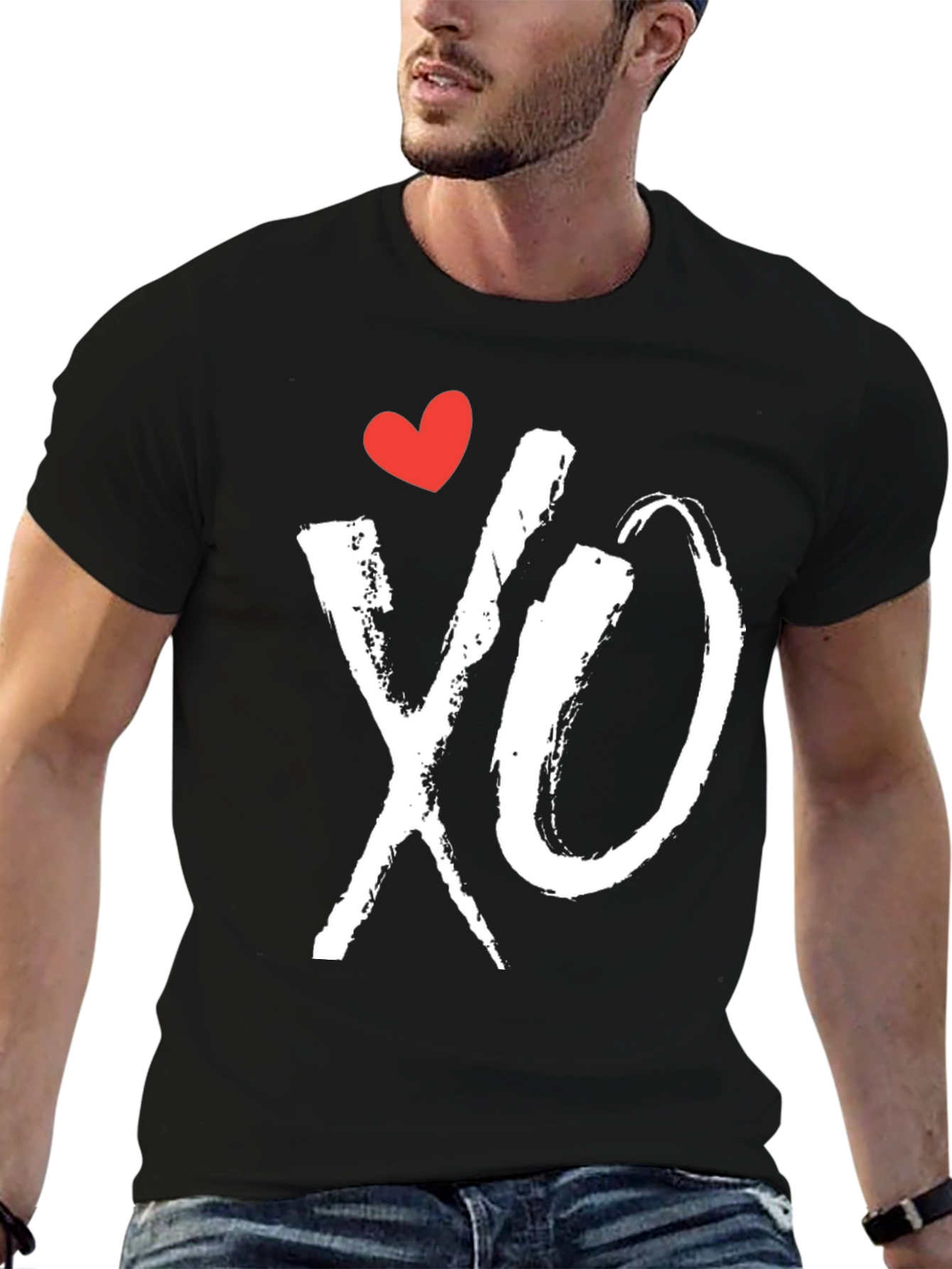 XO Heart Tee - Hugs and Kisses Graphic T-Shirt
