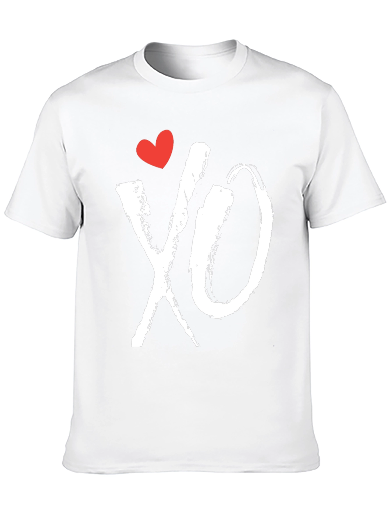 XO Heart Tee - Hugs and Kisses Graphic T-Shirt