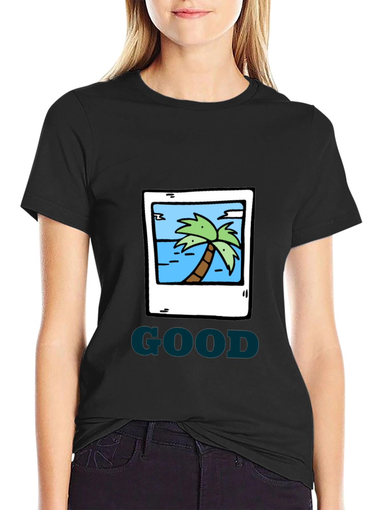 Tropical Island Graphic Tee - GOOD Vibes