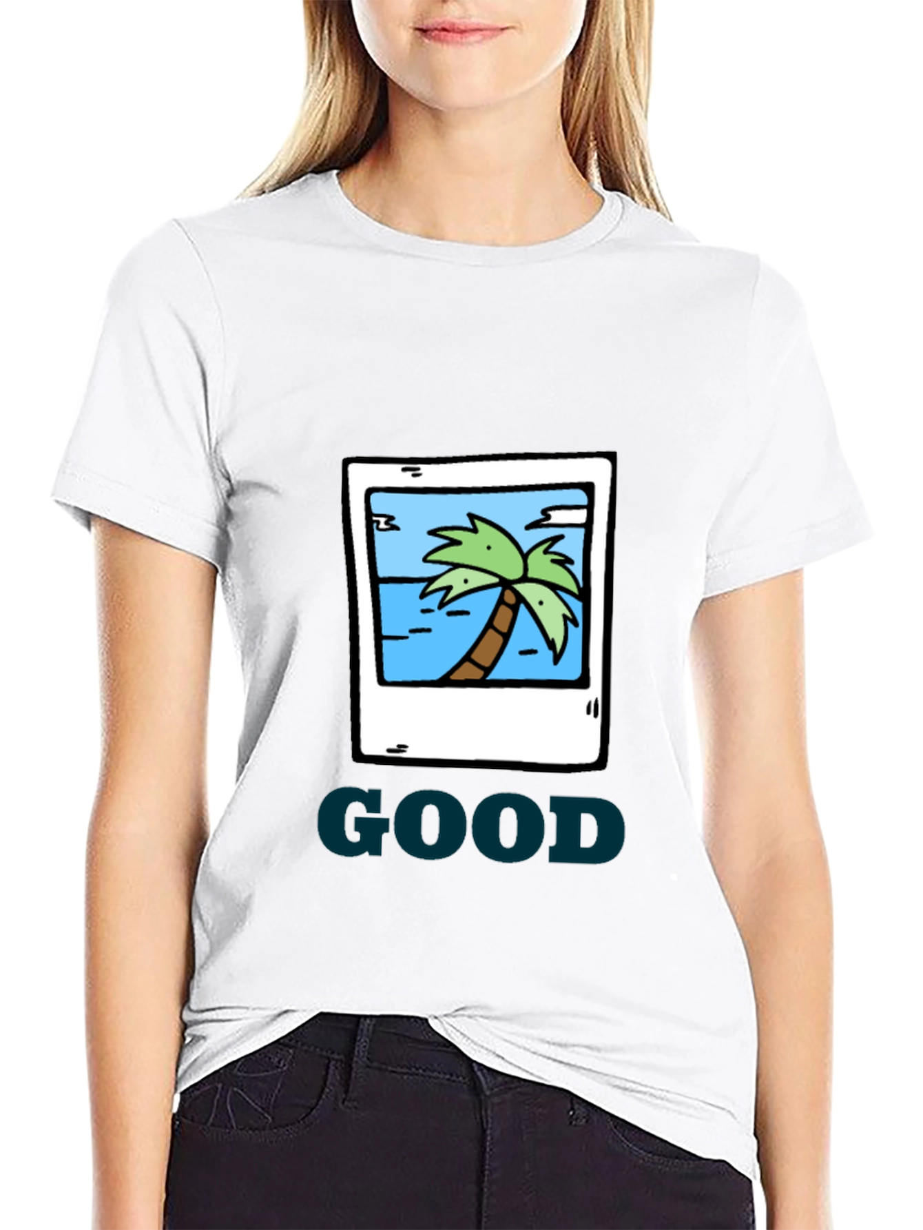 Tropical Island Graphic Tee - GOOD Vibes