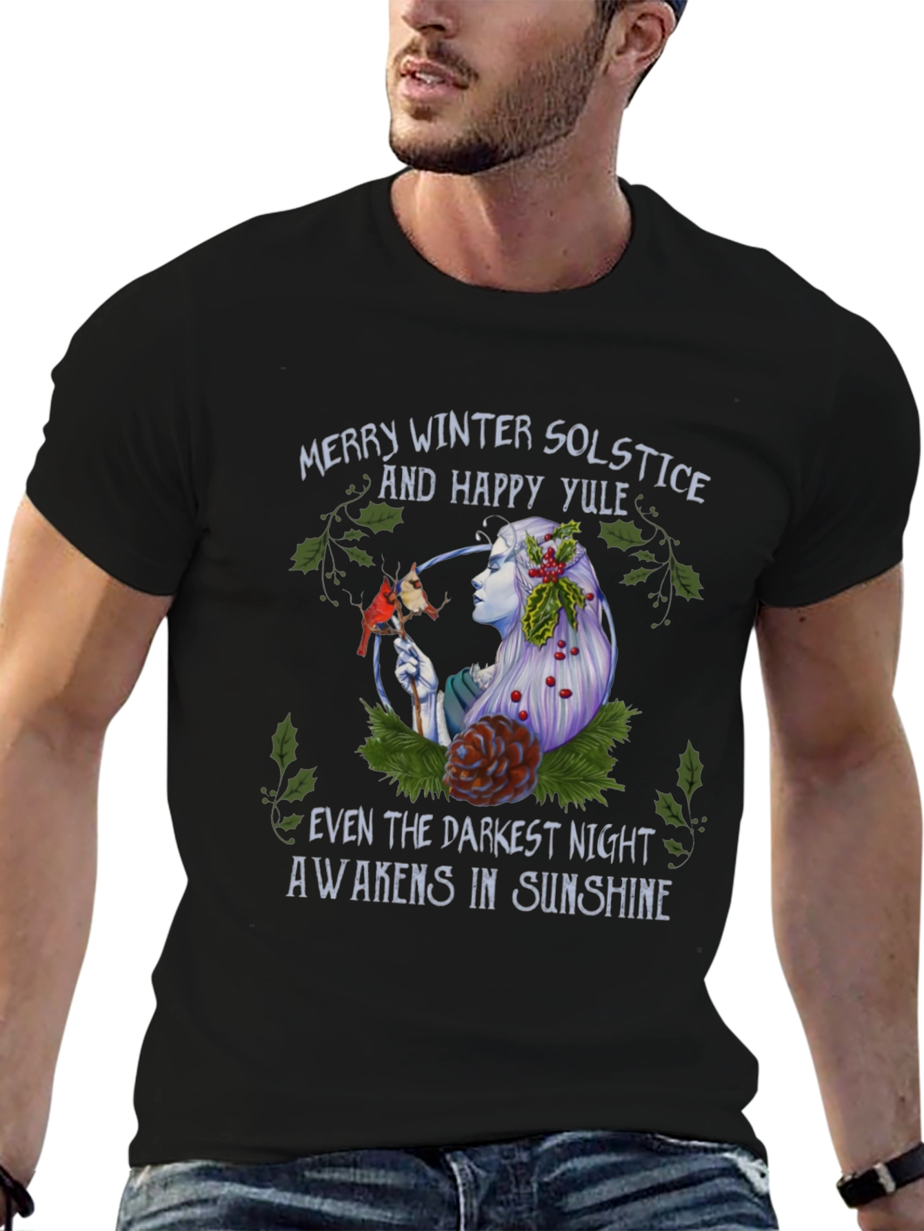 Winter Solstice T-Shirt - Merry Yule