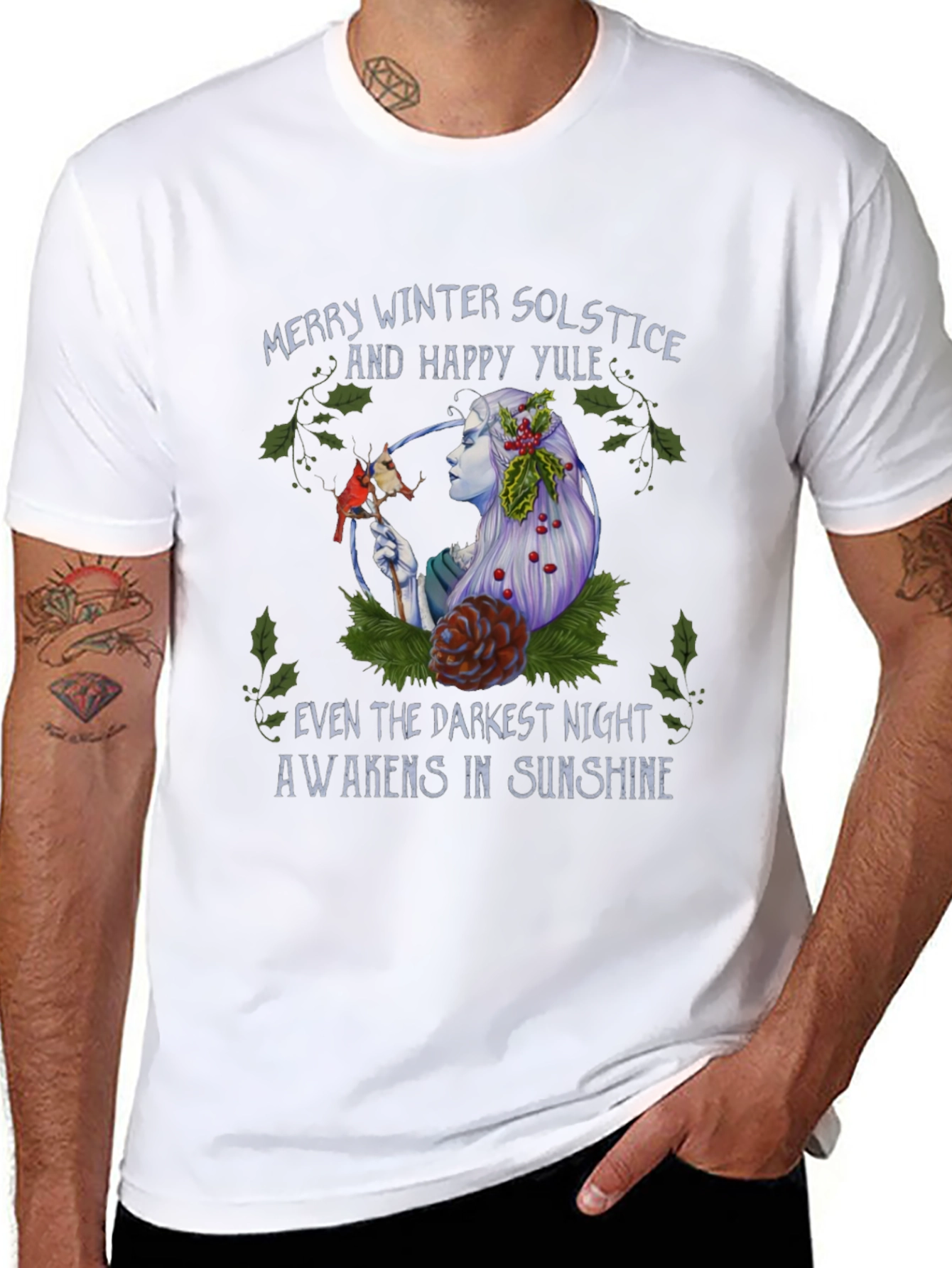 Winter Solstice T-Shirt - Merry Yule