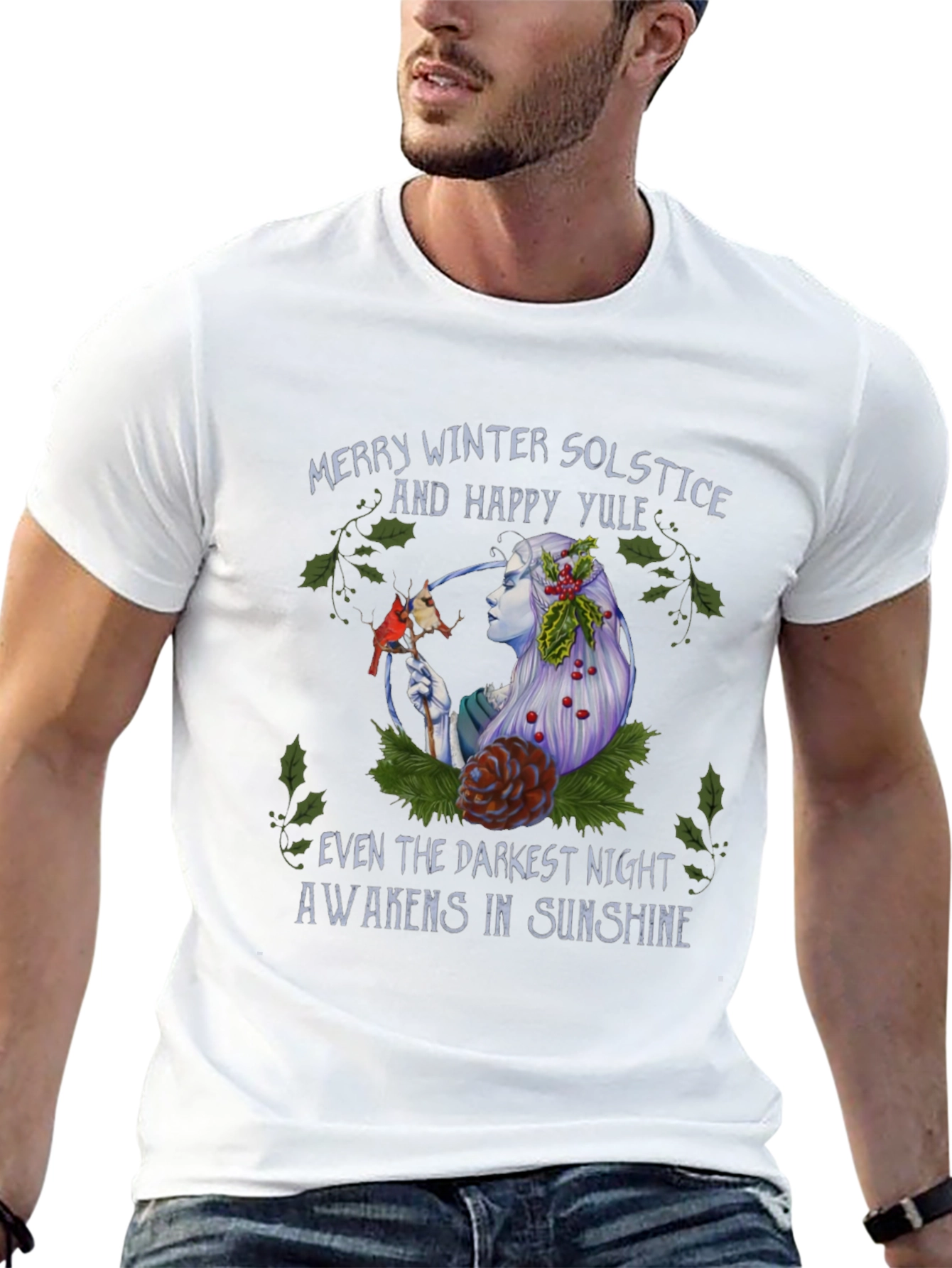 Winter Solstice T-Shirt - Merry Yule