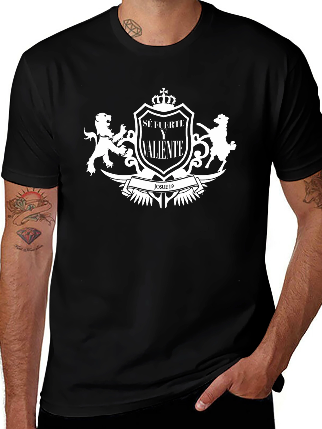 Be Strong & Courageous T-Shirt Christian Apparel