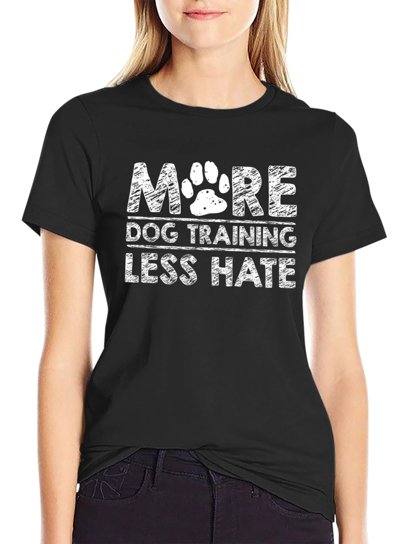 More Dog Training Less Hate T-Shirt