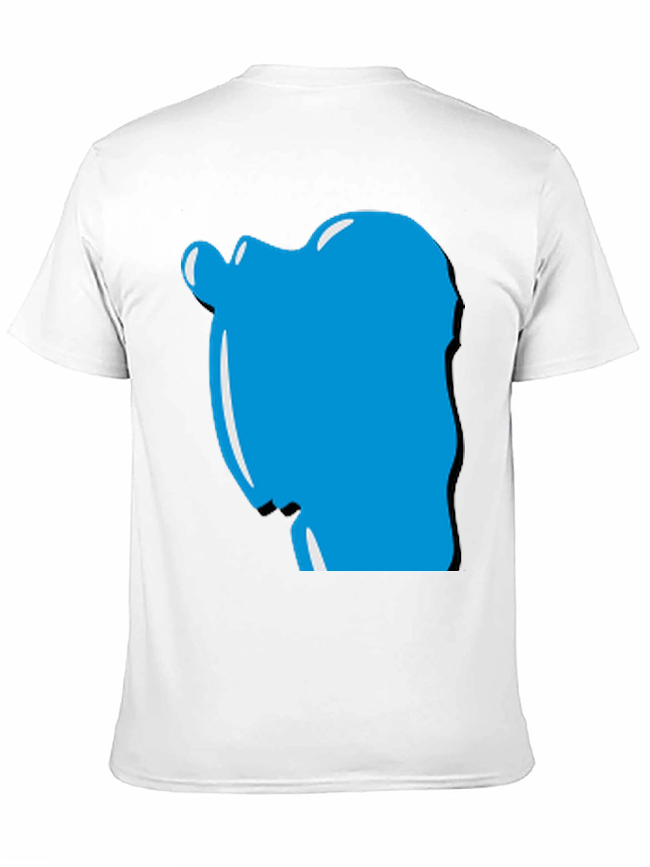 Modern Graphic Tee - Unique Blue Design