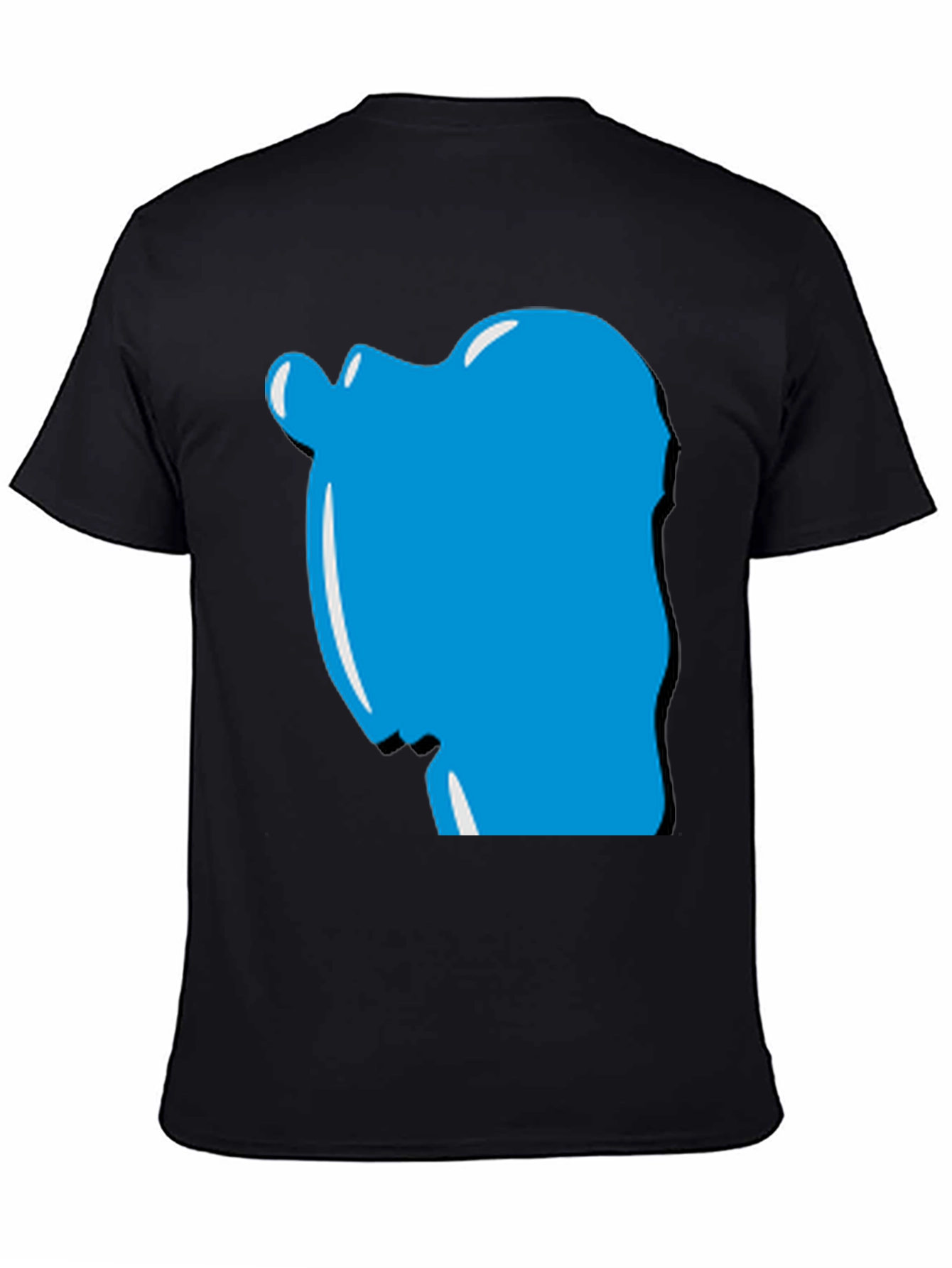 Modern Graphic Tee - Unique Blue Design