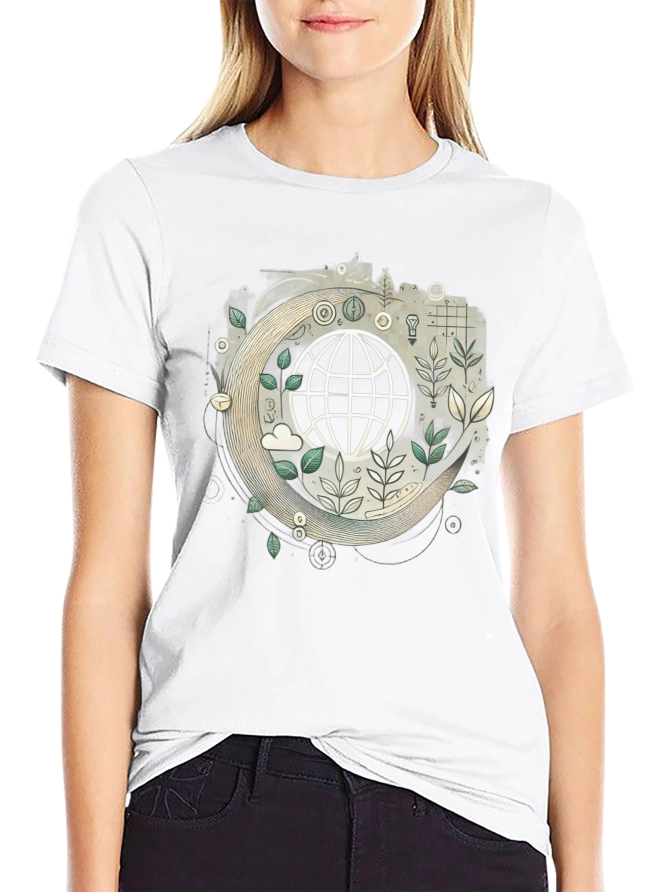 Eco Earth Graphic T-Shirt - Sustainable Style