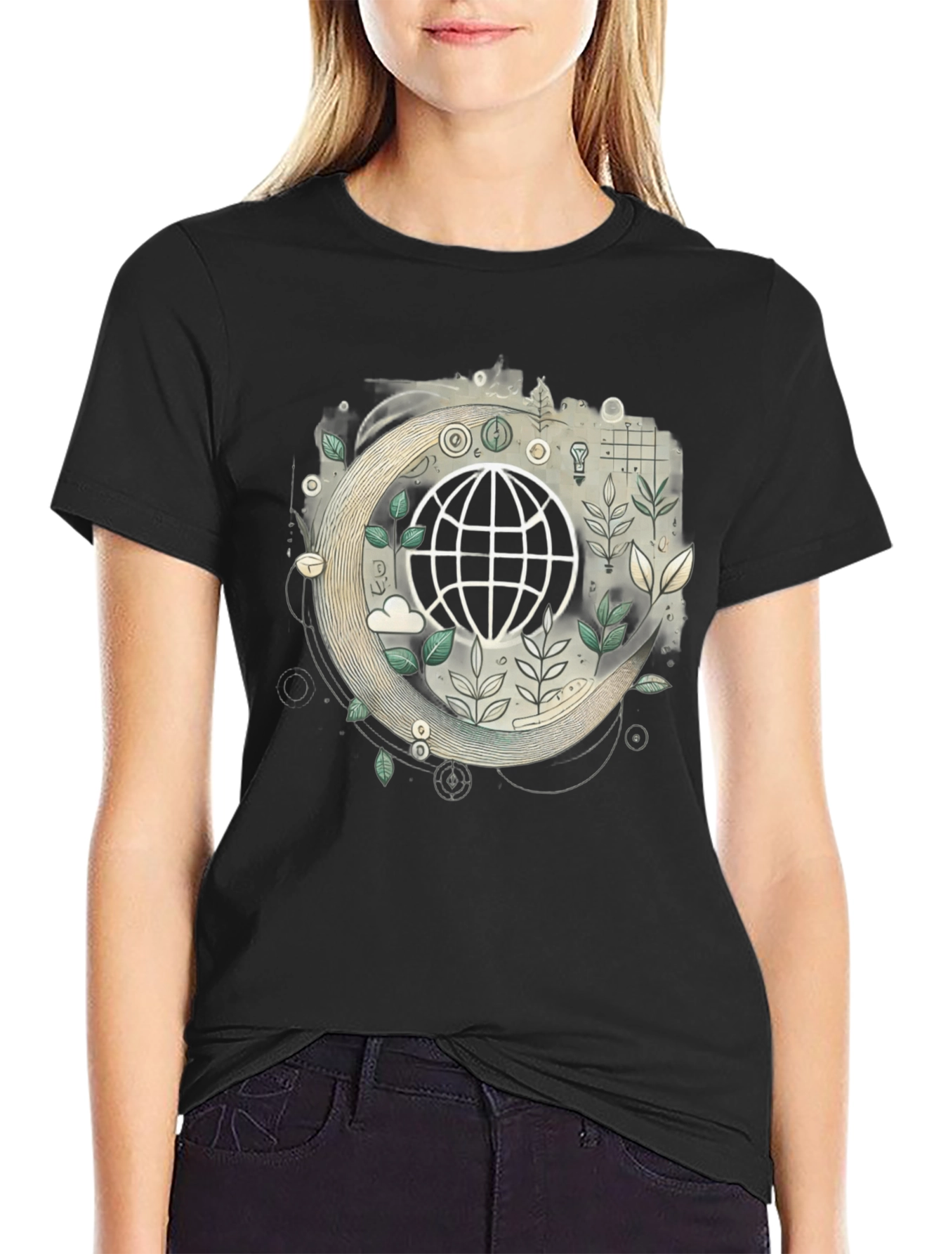 Eco Earth Graphic T-Shirt - Sustainable Style