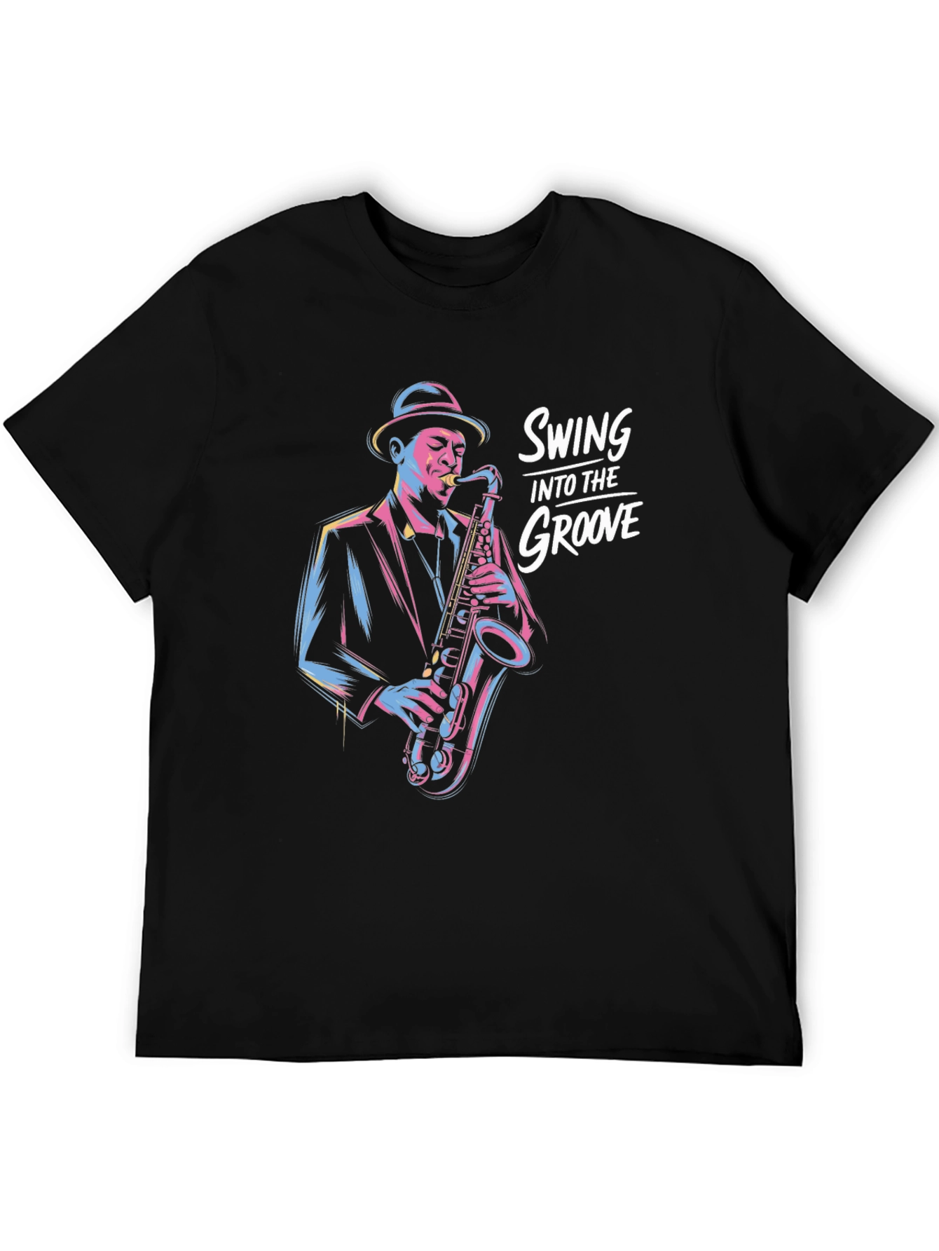 Swing Into The Groove Black T-Shirt