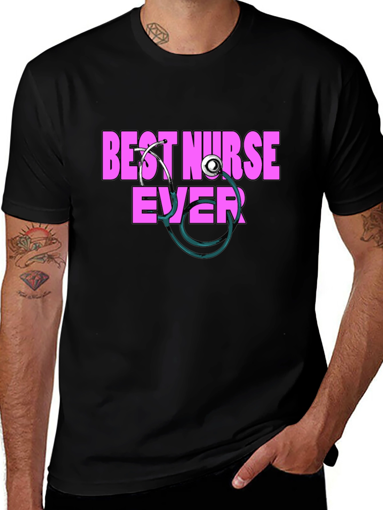 Best Nurse Ever T-Shirt - Stylish Medical Apparel
