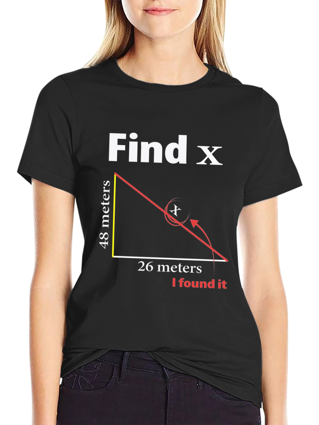 Find X T-Shirt - Math Humor Tee
