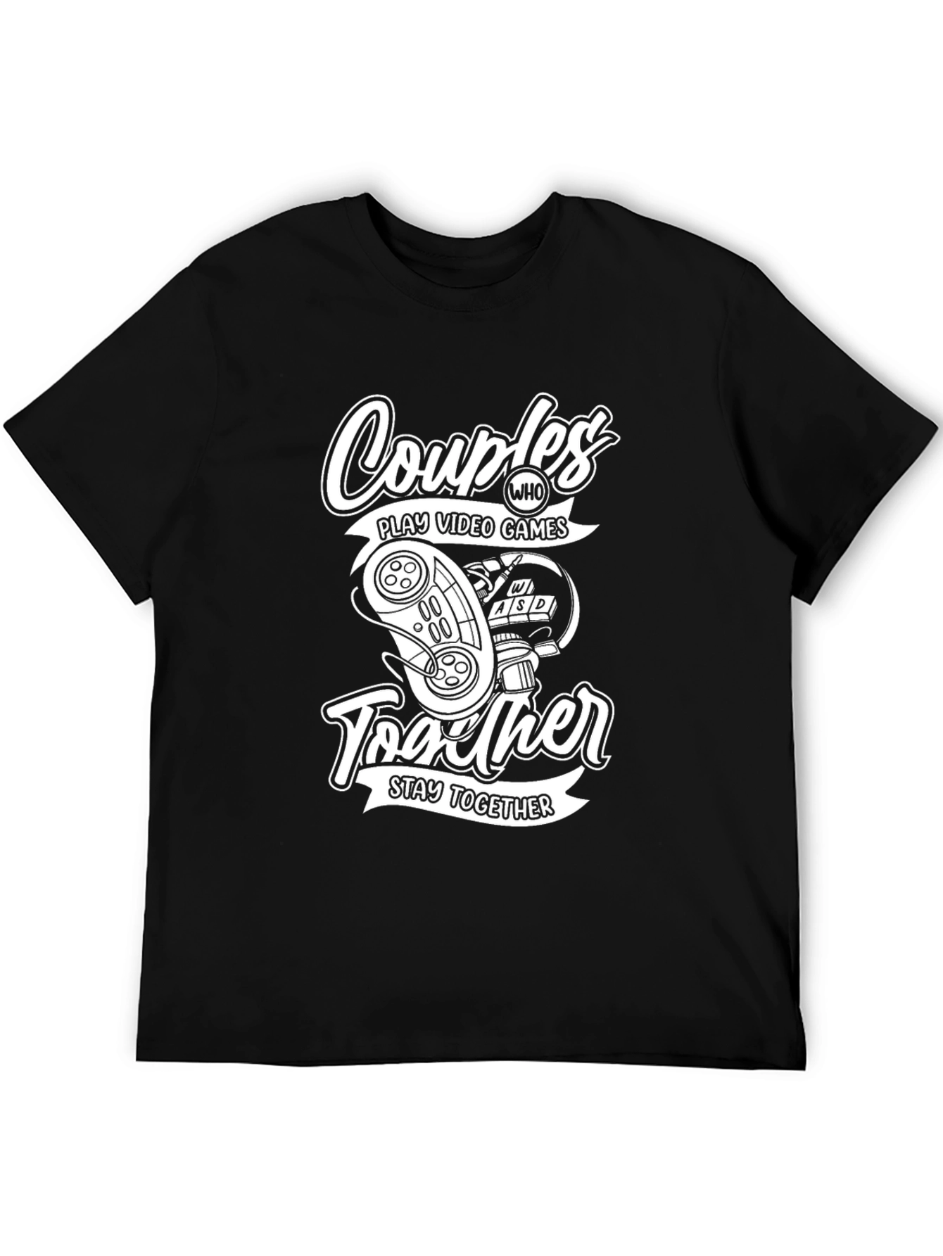 Couples Who Play Video Games T-Shirt