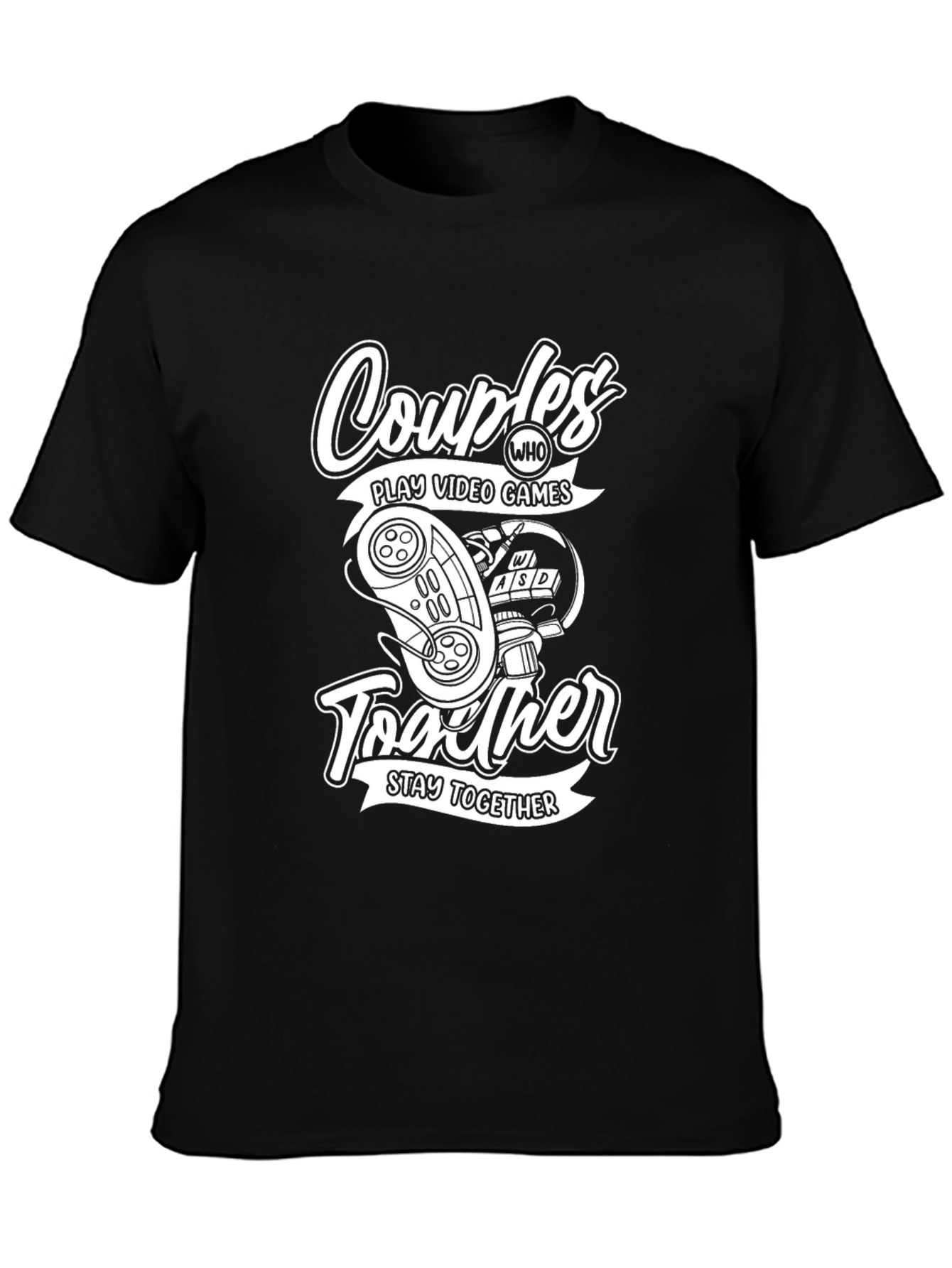 Couples Who Play Video Games T-Shirt