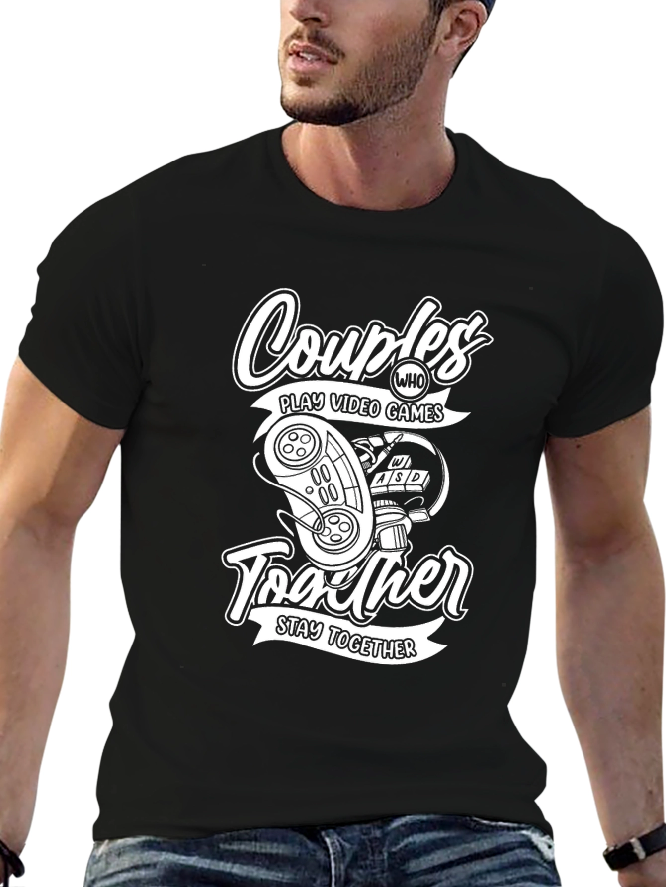 Couples Who Play Video Games T-Shirt
