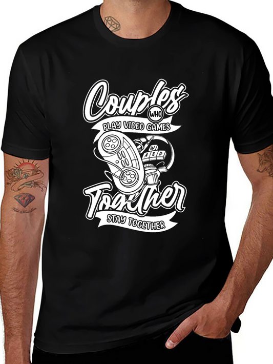 Couples Who Play Video Games T-Shirt