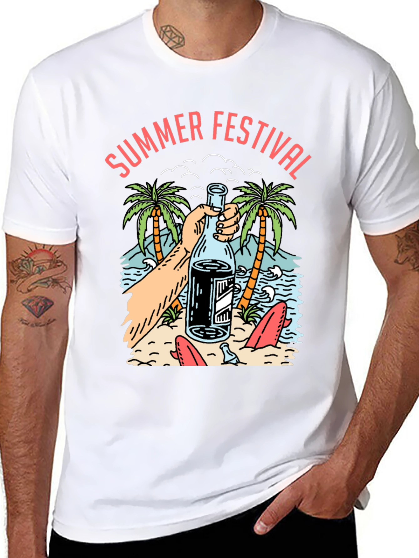 Summer Festival Graphic T-Shirt