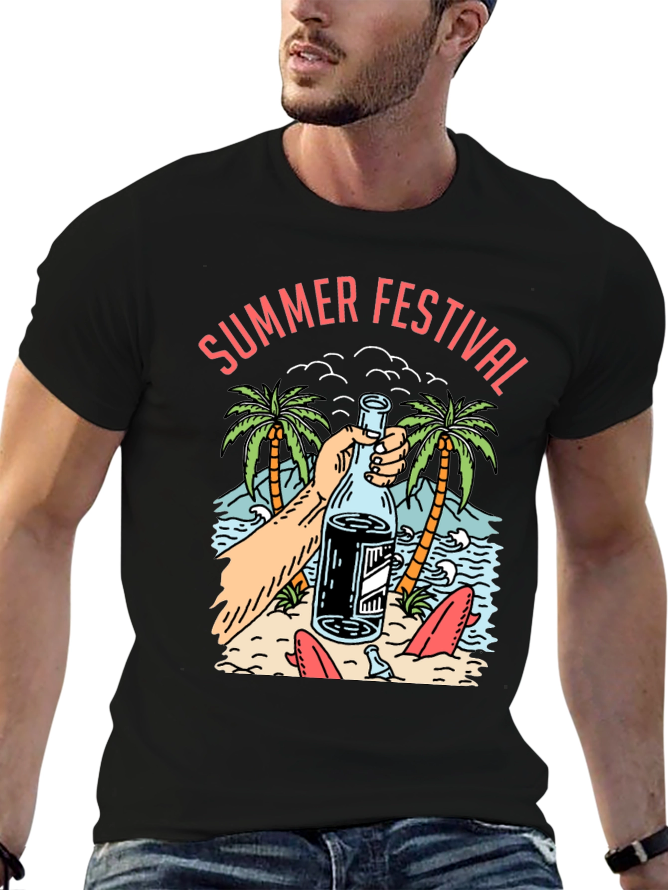 Summer Festival Graphic T-Shirt